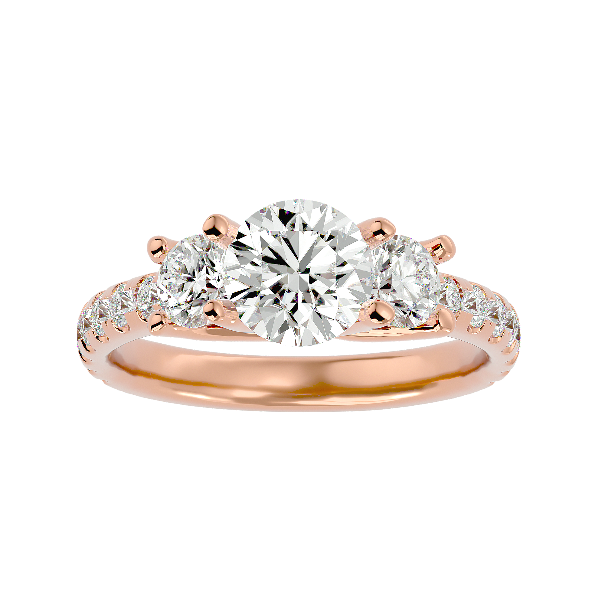 Maeve Three Stone Ring