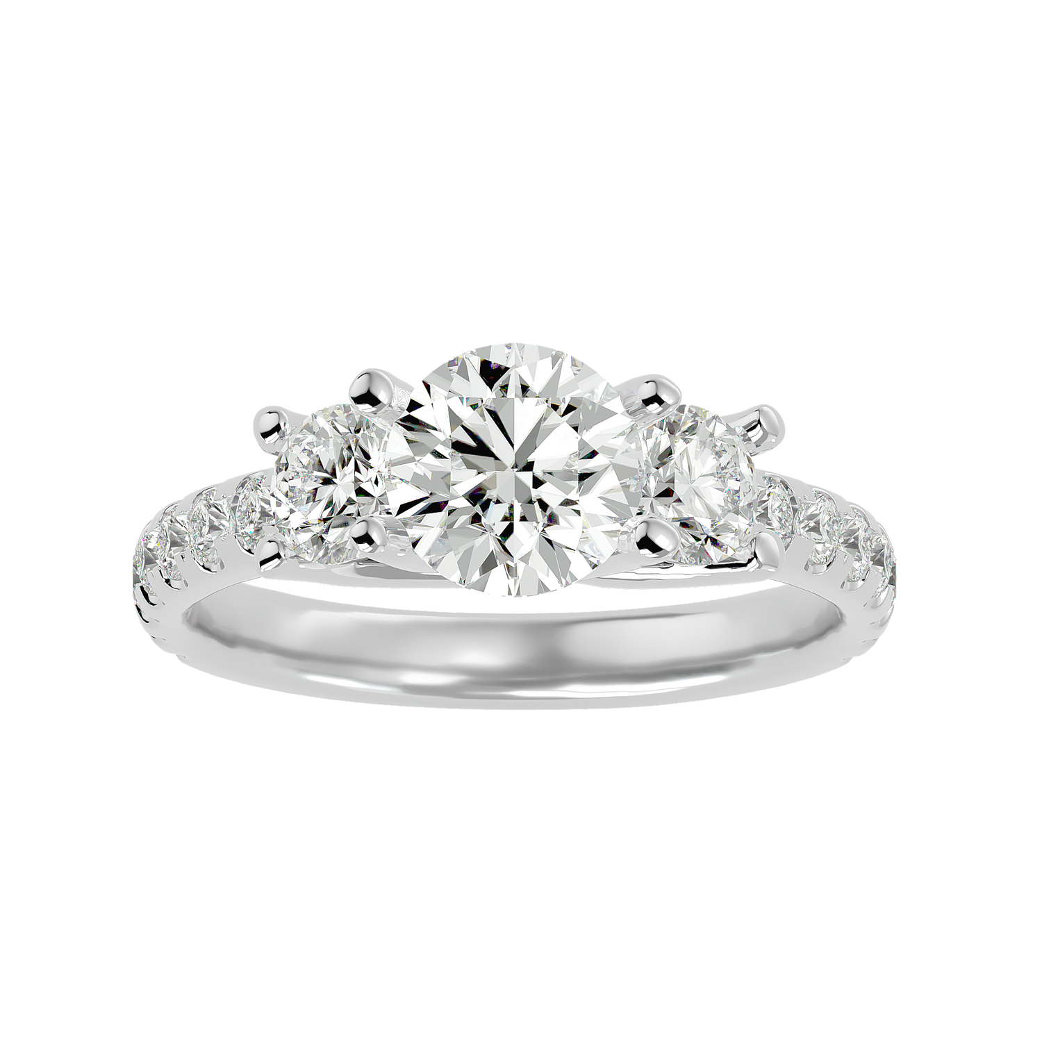 Maeve Three Stone Ring