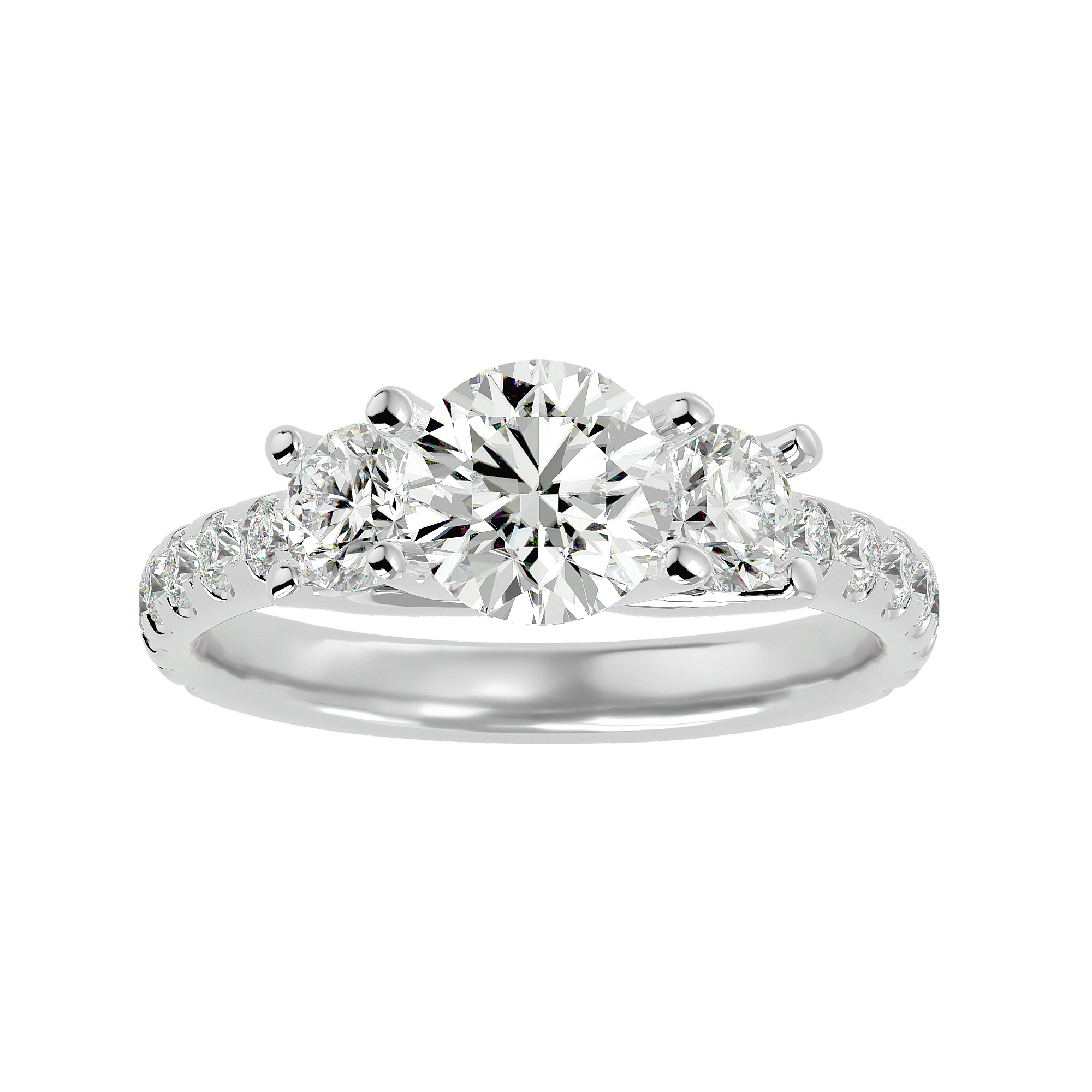 Maeve Three Stone Ring