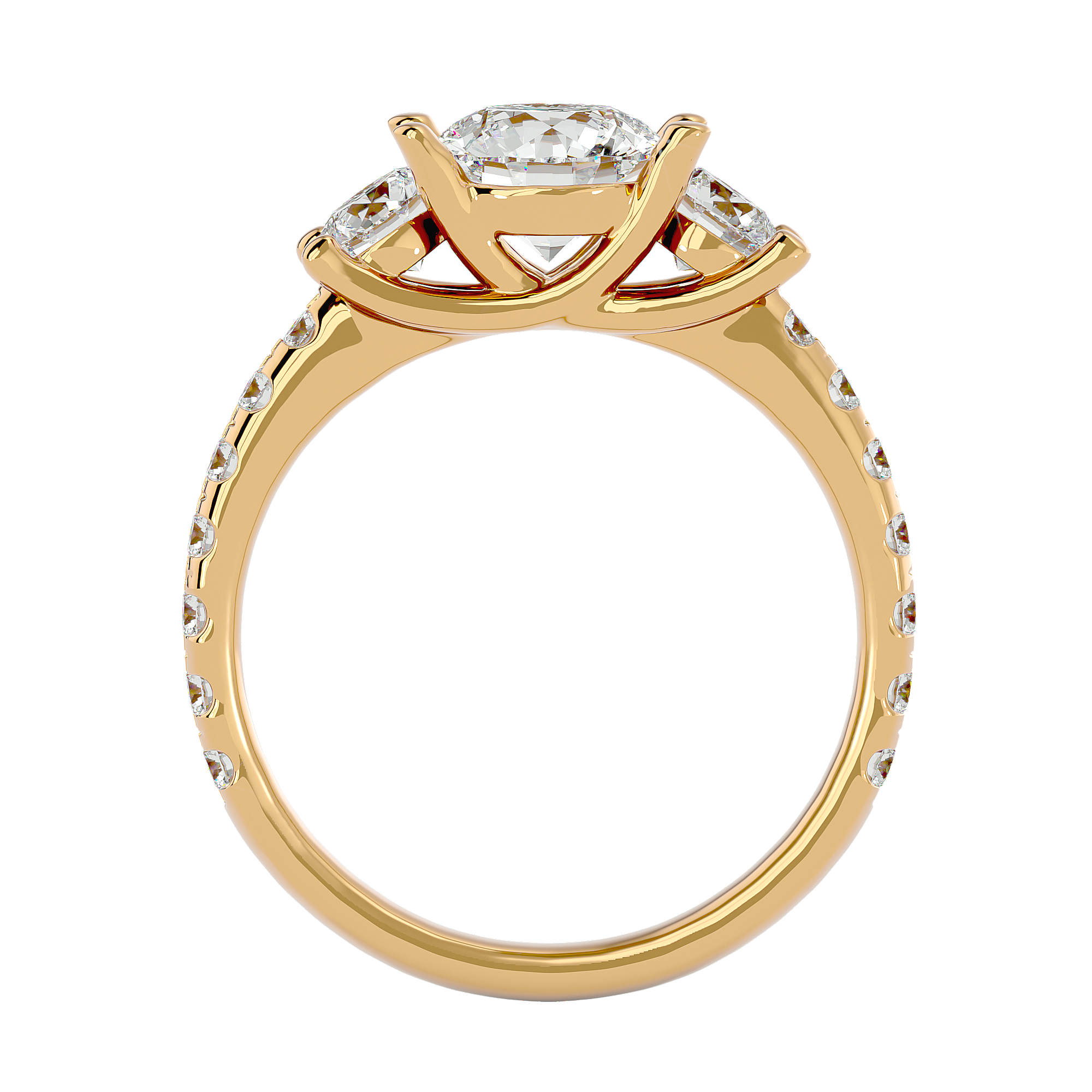 Maeve Three Stone Ring