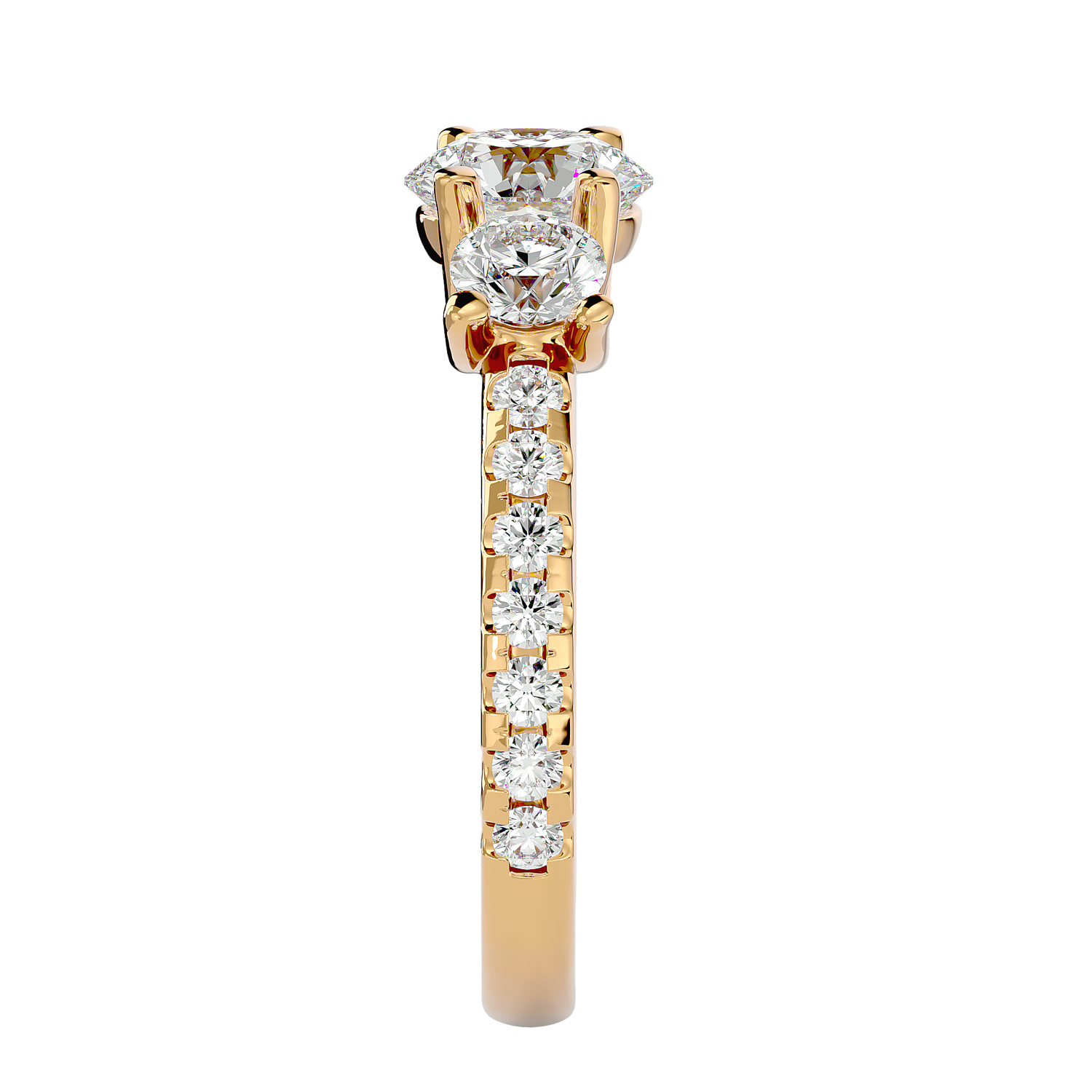 Maeve Three Stone Ring