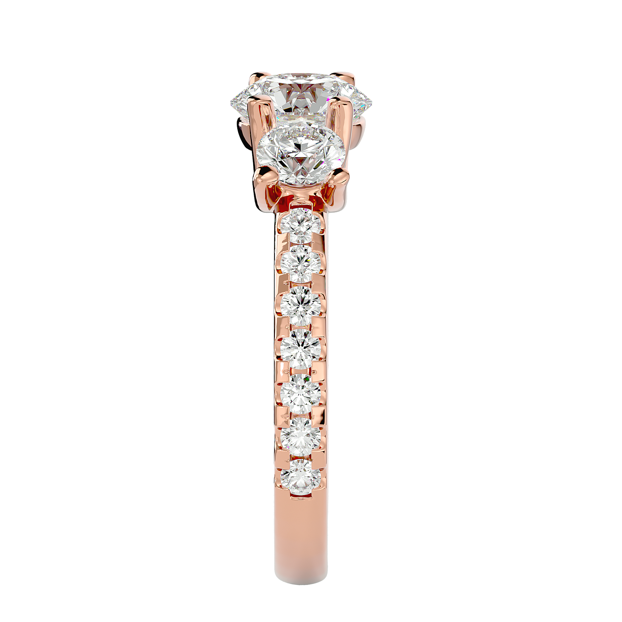 Maeve Three Stone Ring