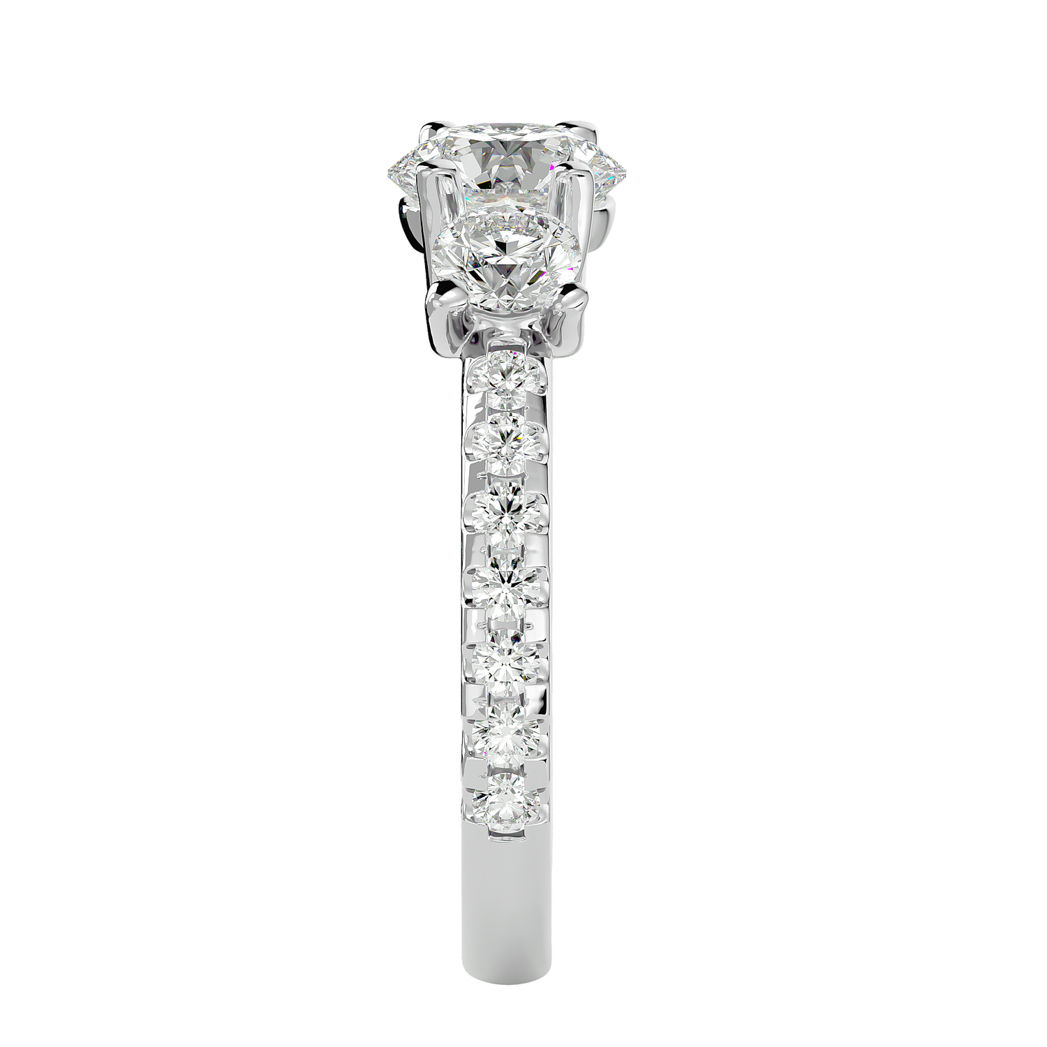 Maeve Three Stone Ring
