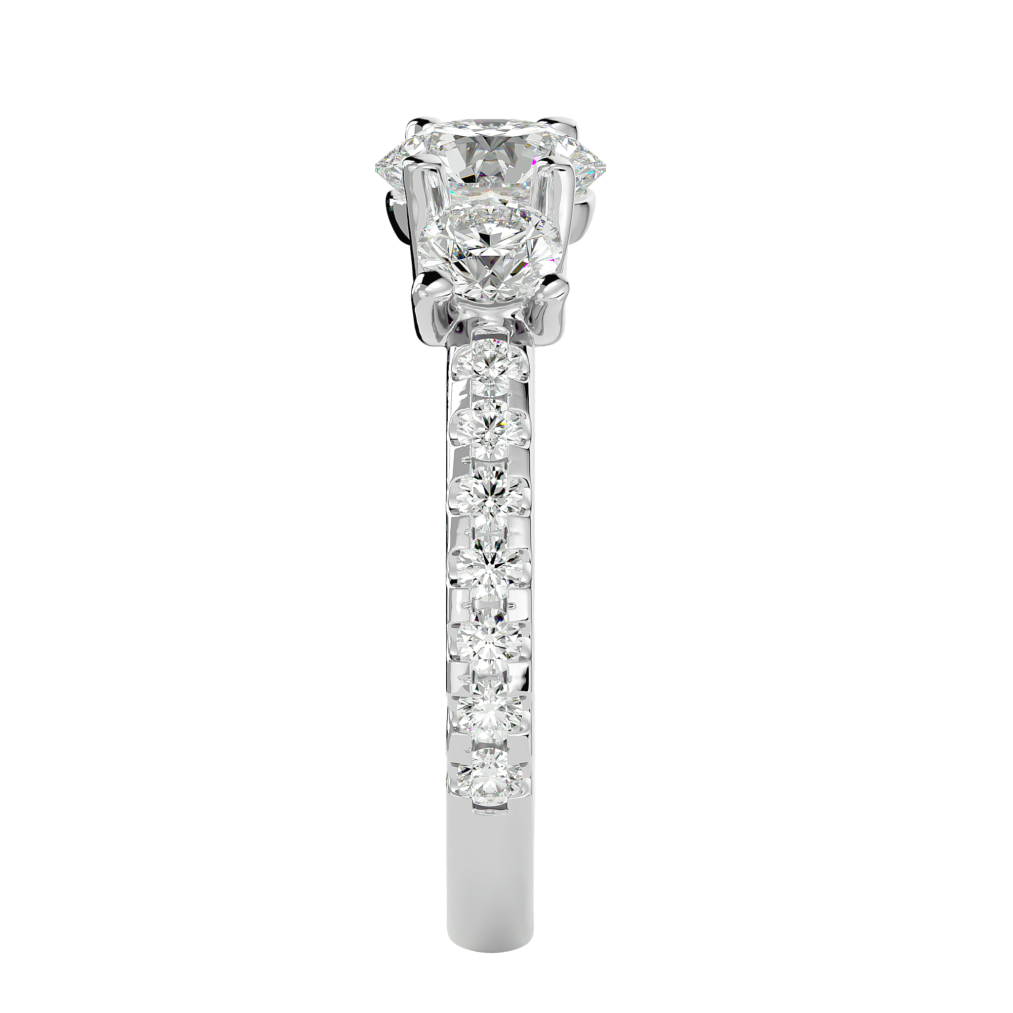 Maeve Three Stone Ring