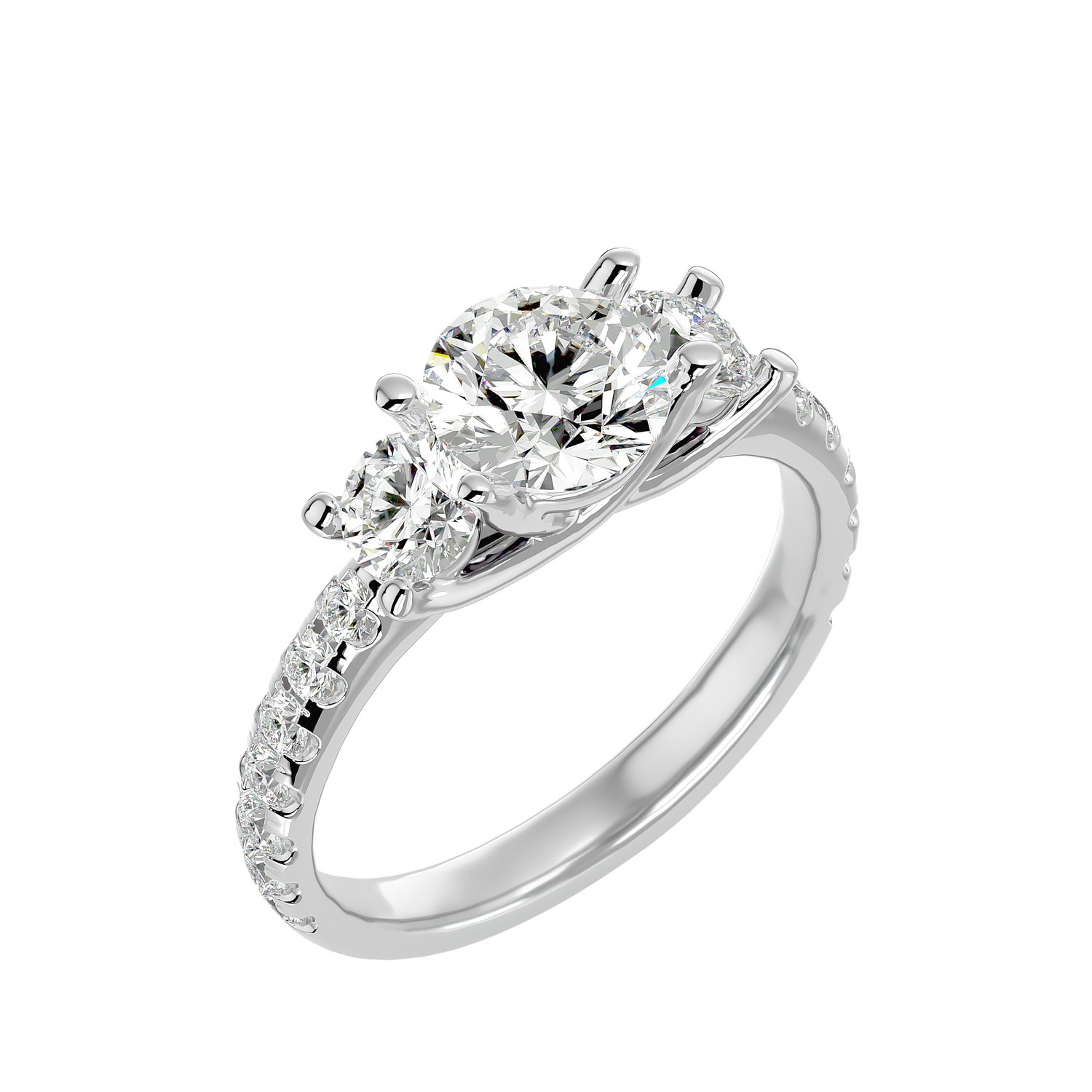 Maeve Three Stone Ring