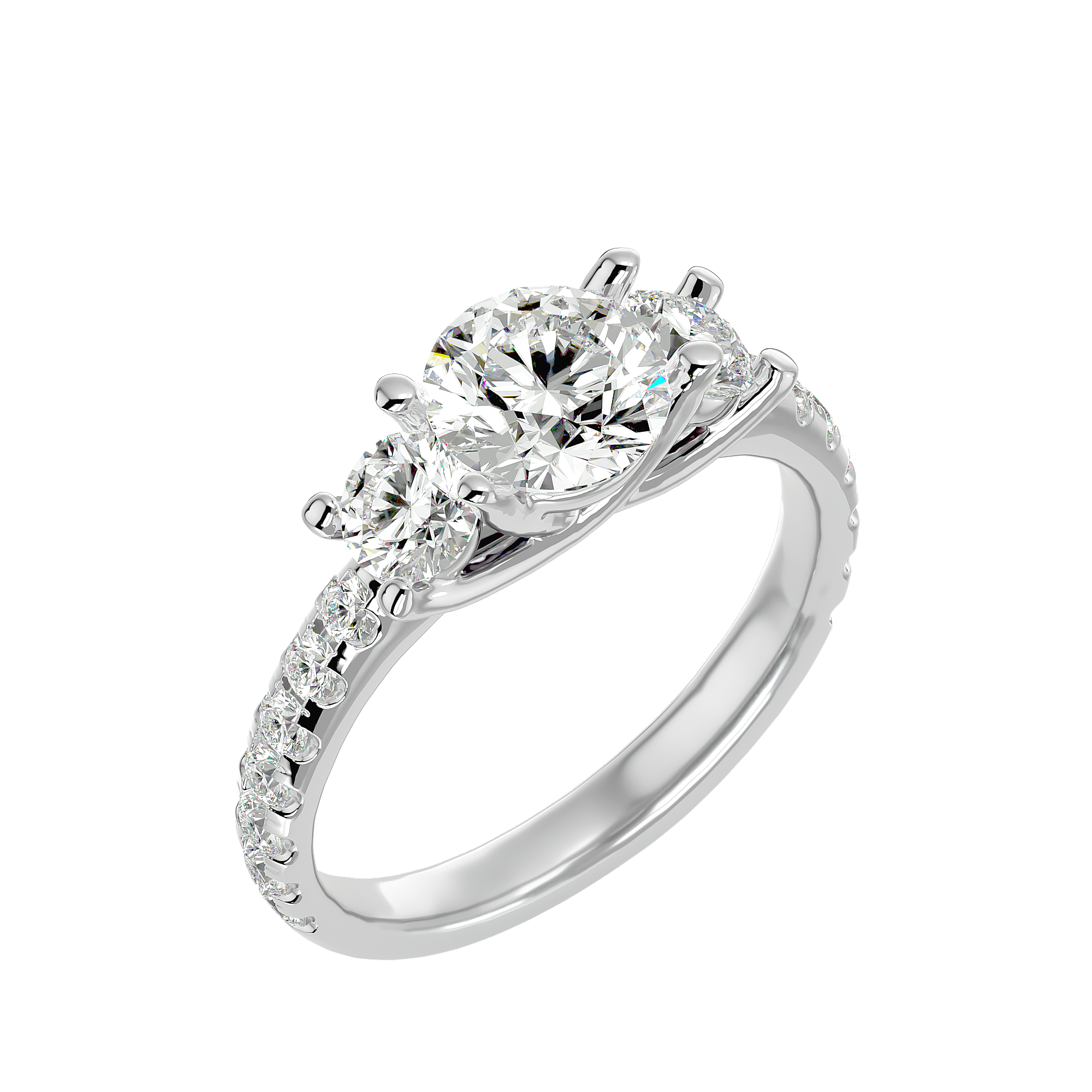 Maeve Three Stone Ring