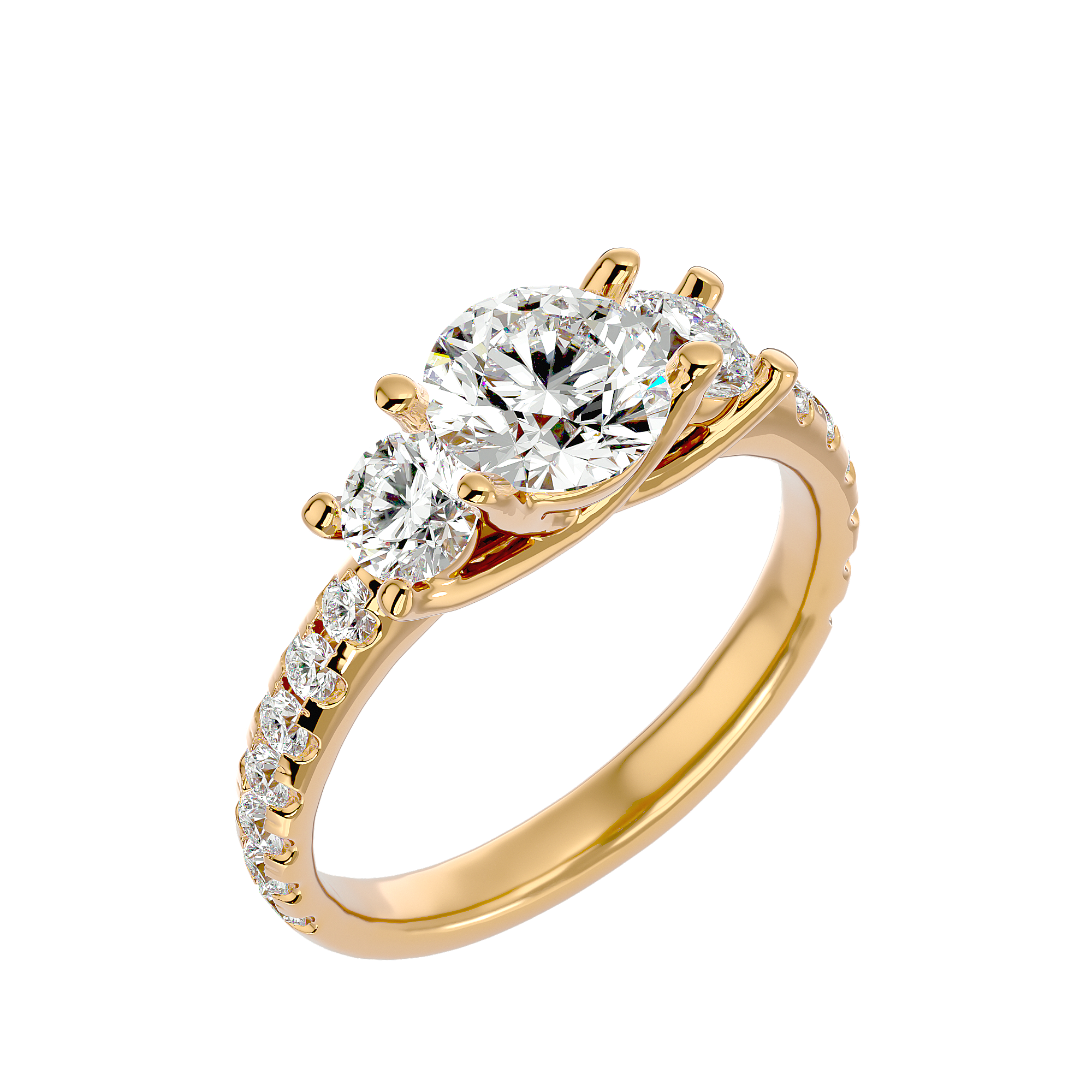Maeve Three Stone Ring