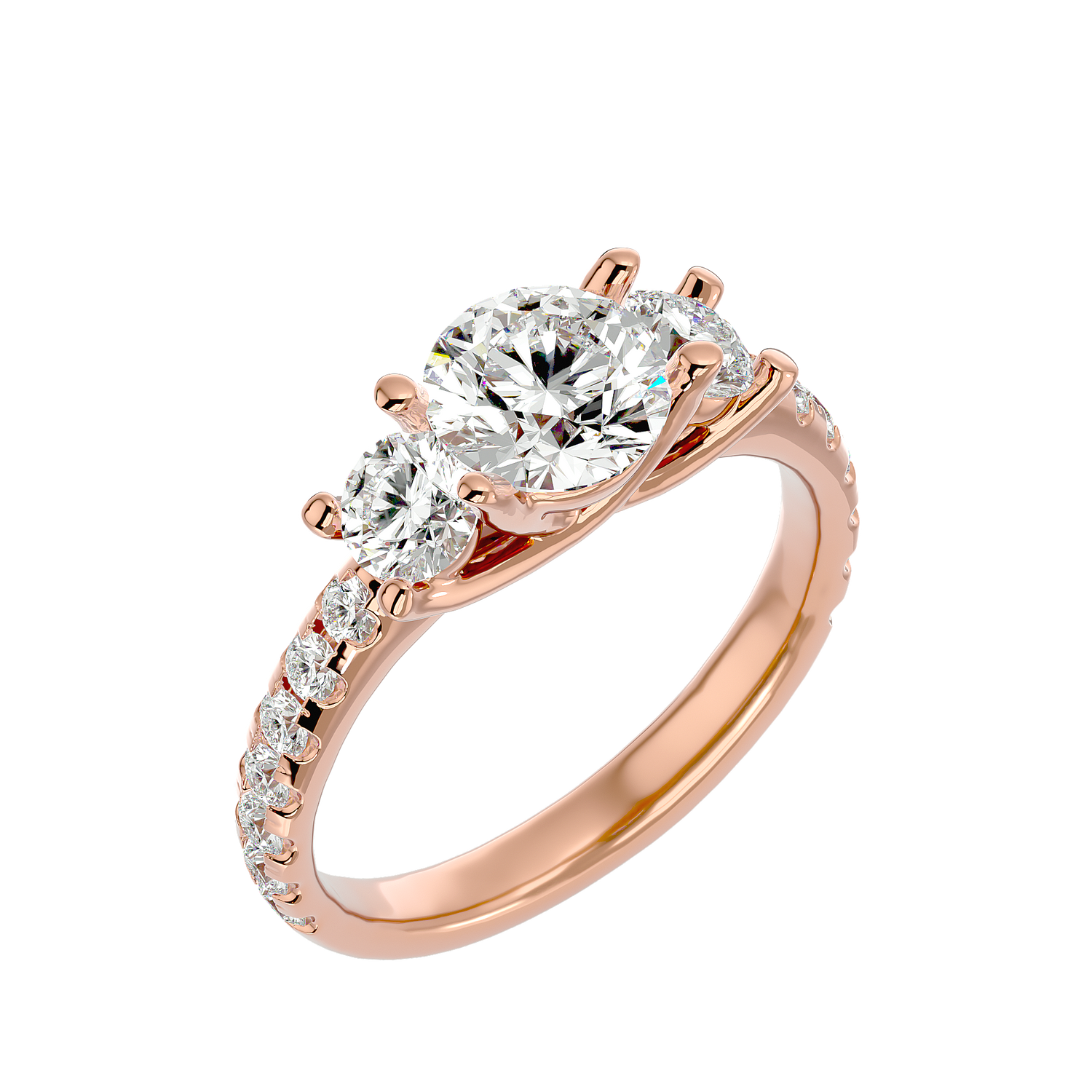 Maeve Three Stone Ring