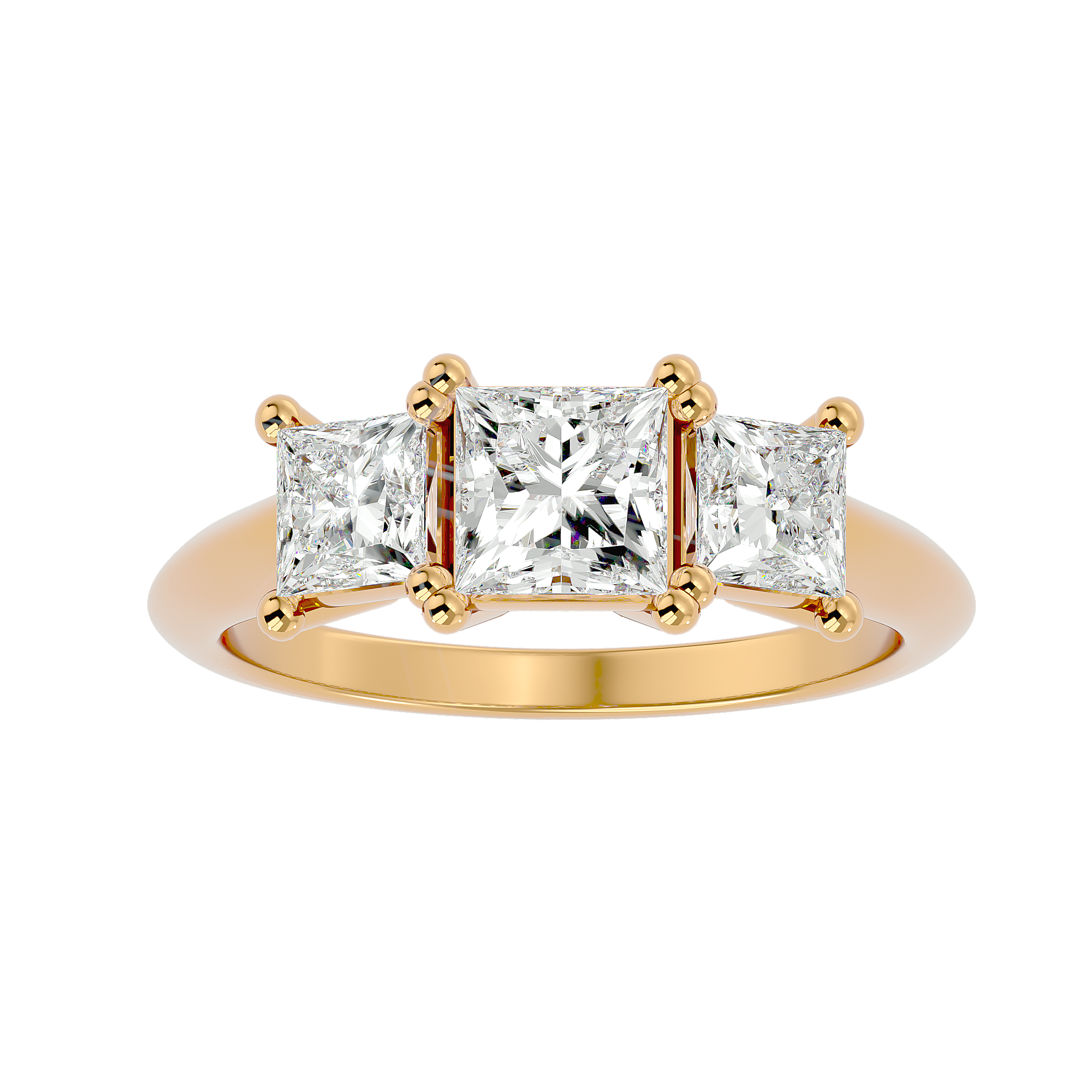 Astra Three Stone Ring