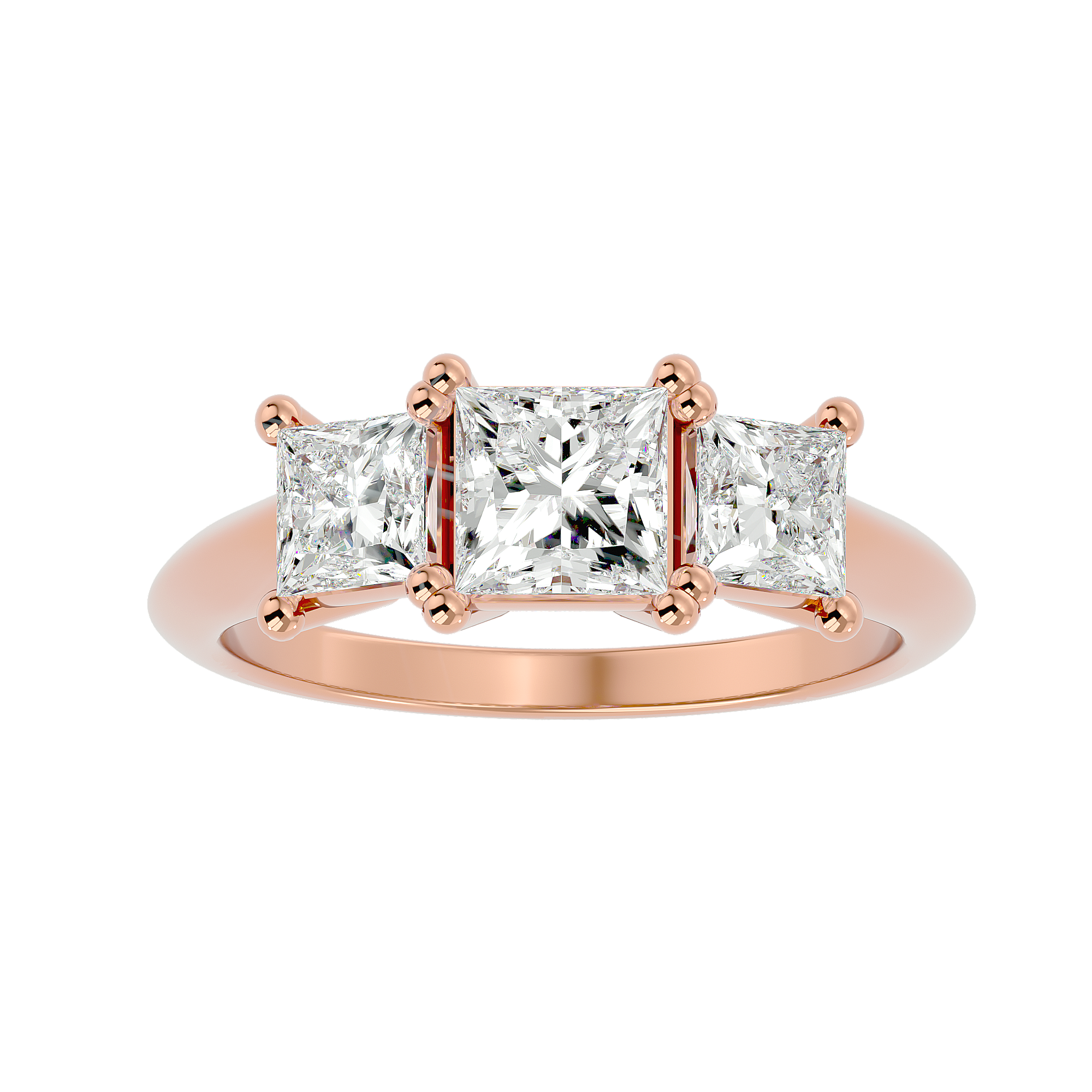 Astra Three Stone Ring