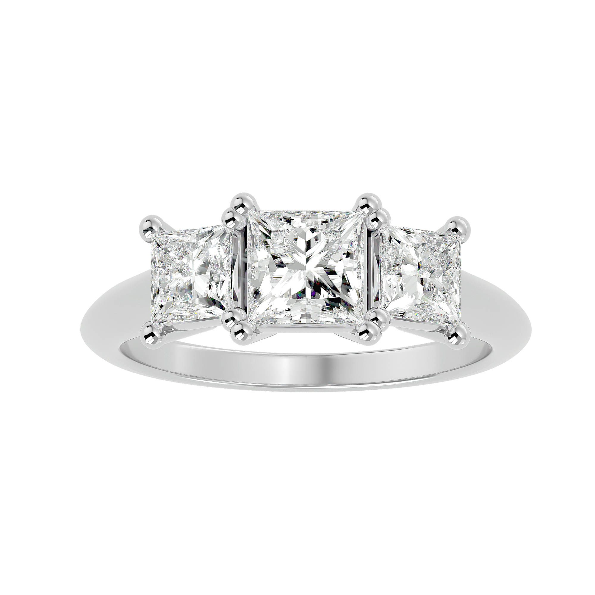 Astra Three Stone Ring