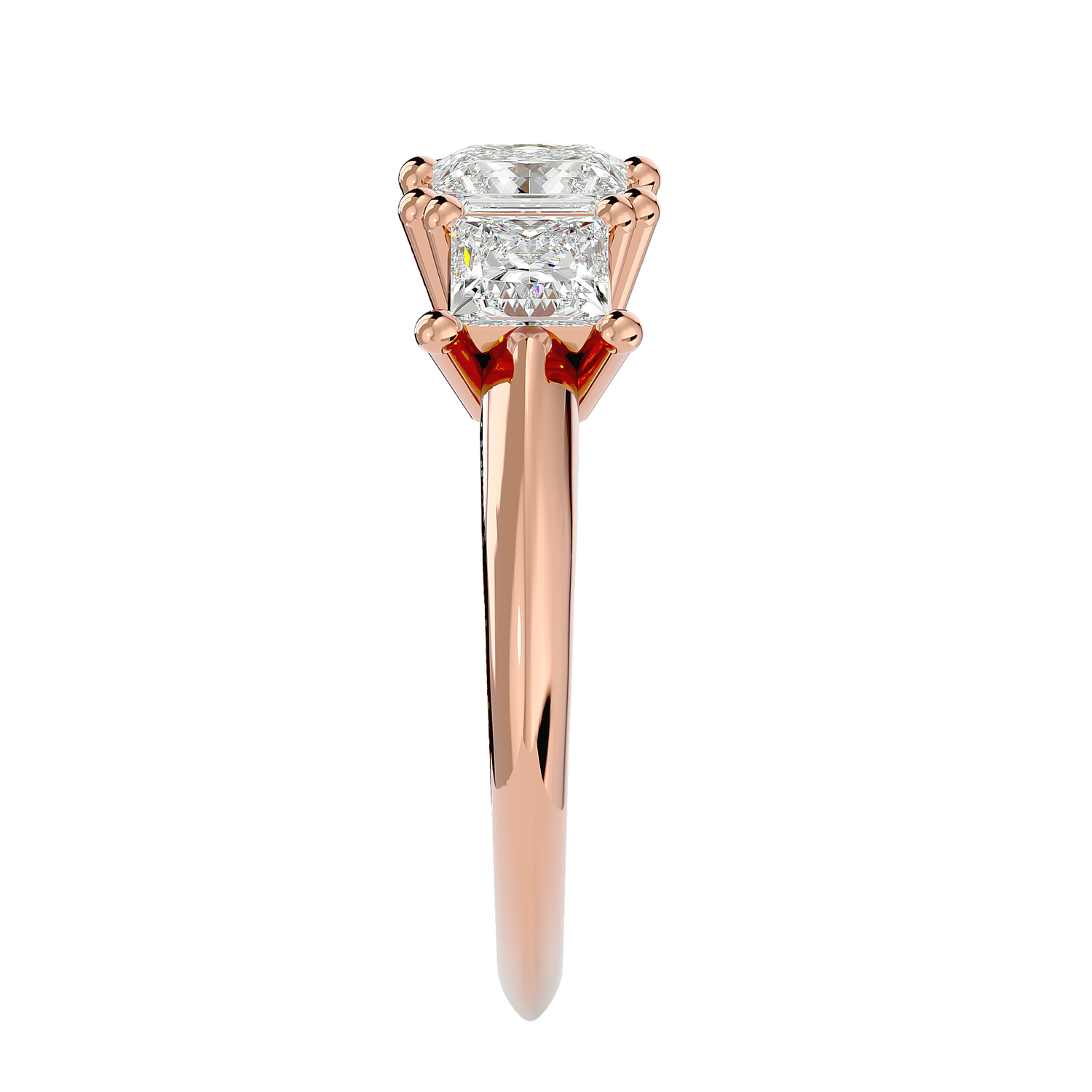 Astra Three Stone Ring