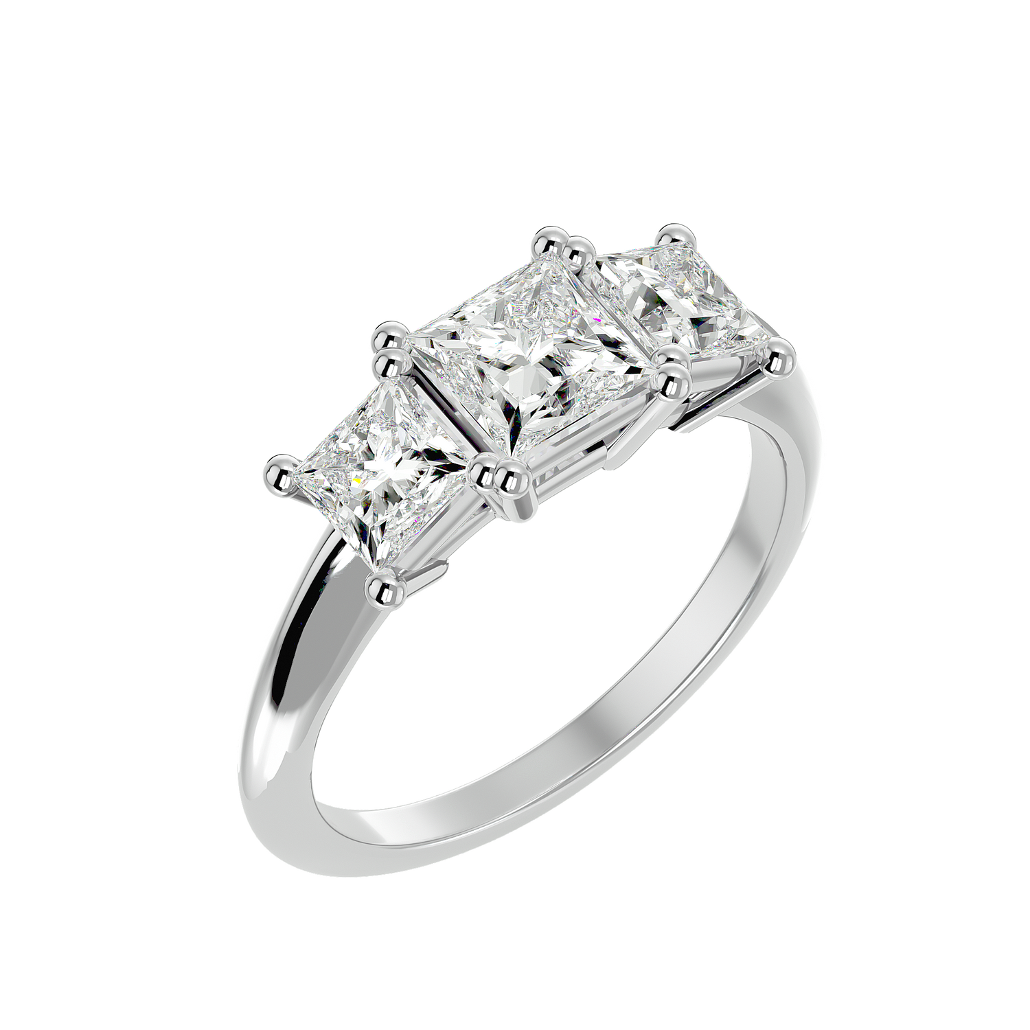 Astra Three Stone Ring