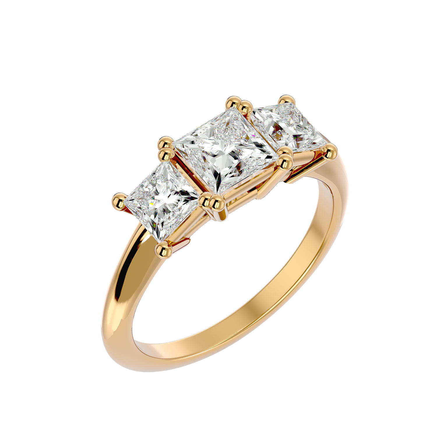 Astra Three Stone Ring