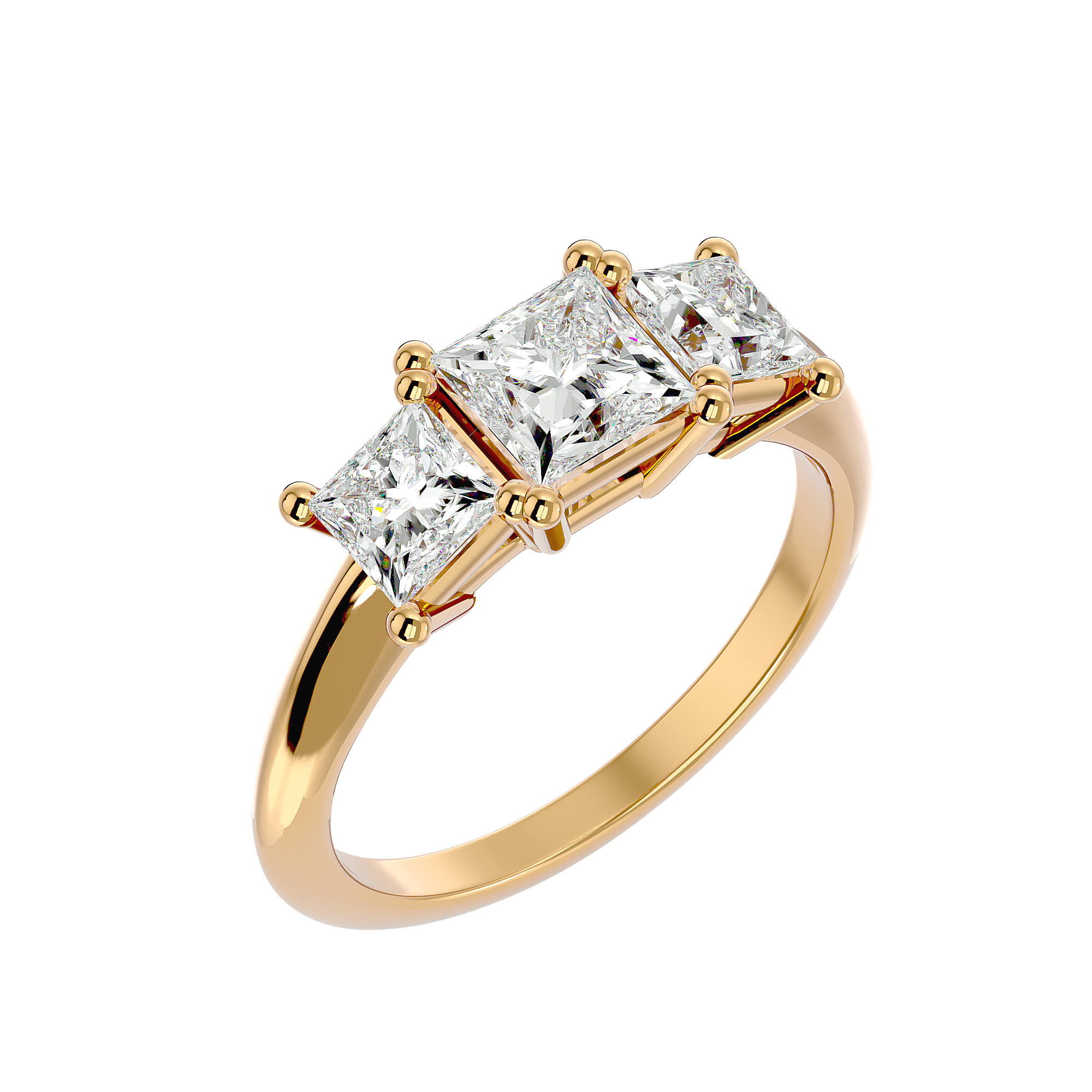 Astra Three Stone Ring