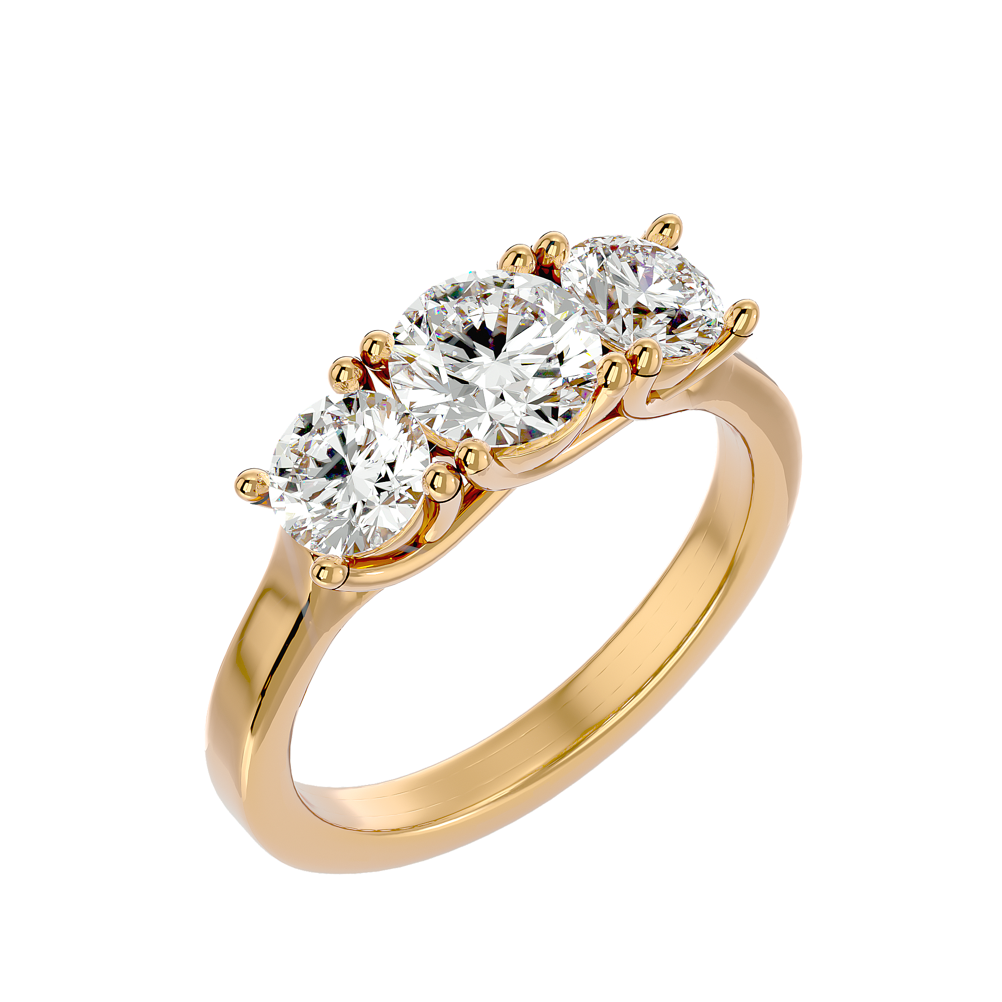 Adya Three Stone Ring