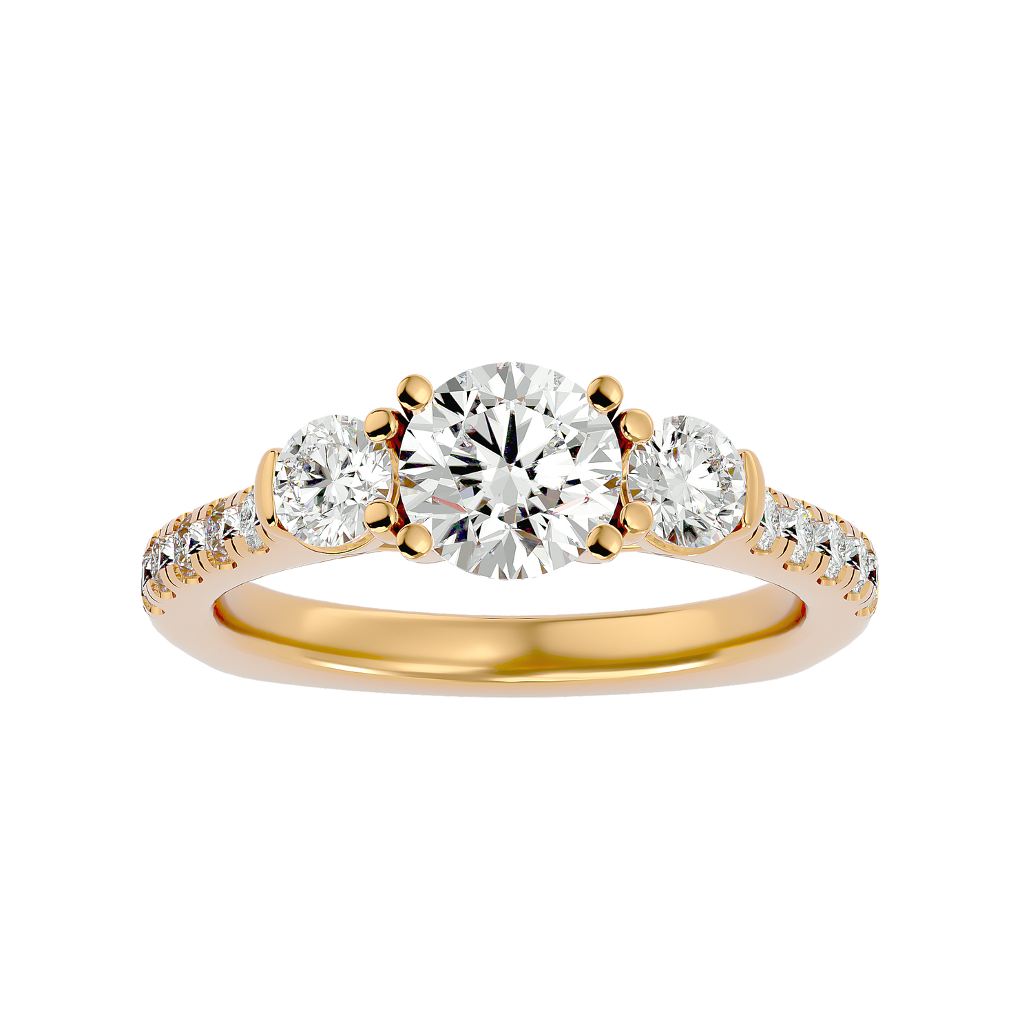 Sitara Three Stone Ring