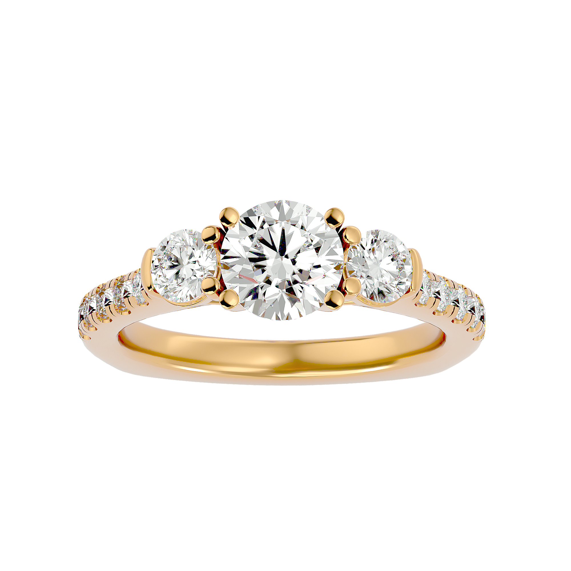Sitara Three Stone Ring