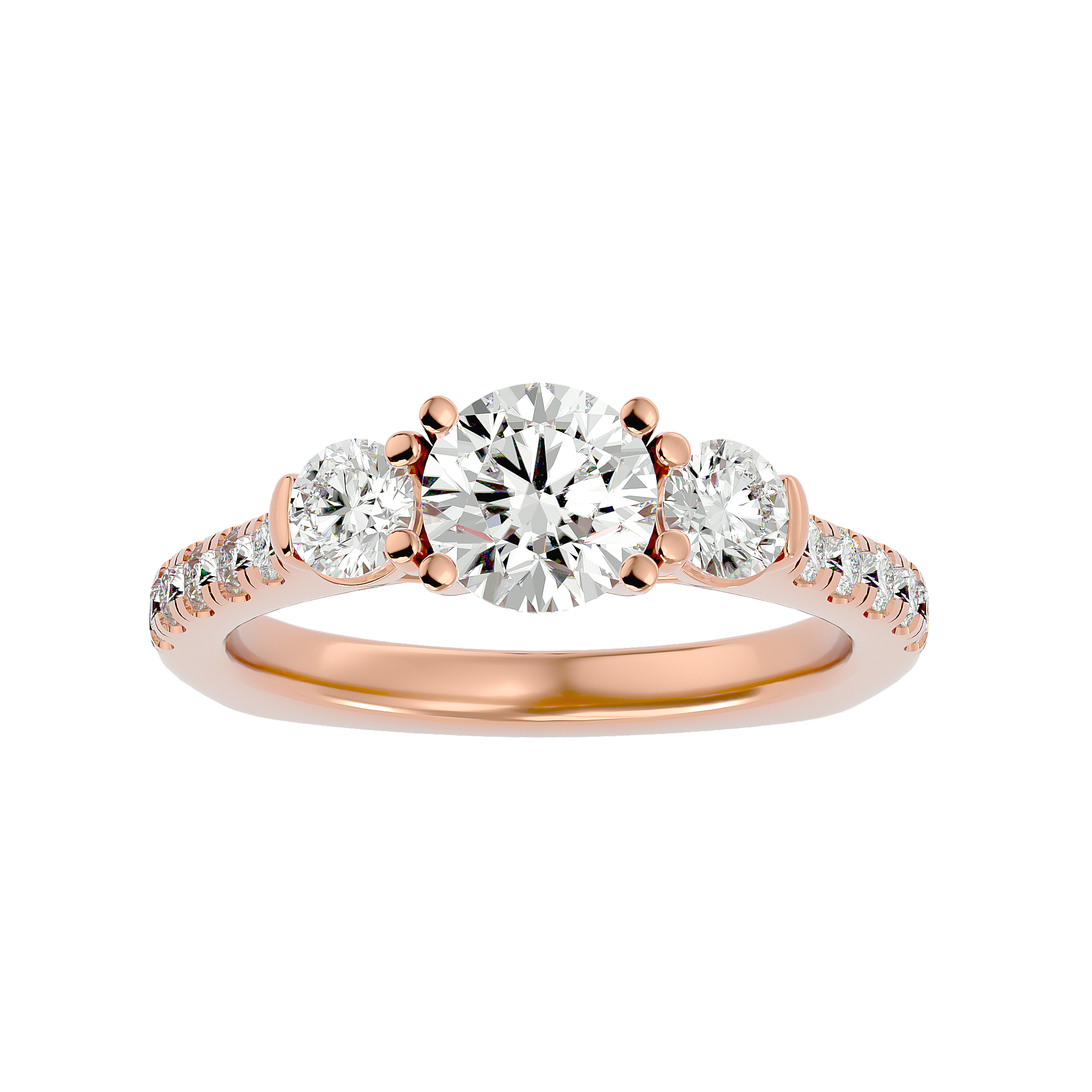 Sitara Three Stone Ring