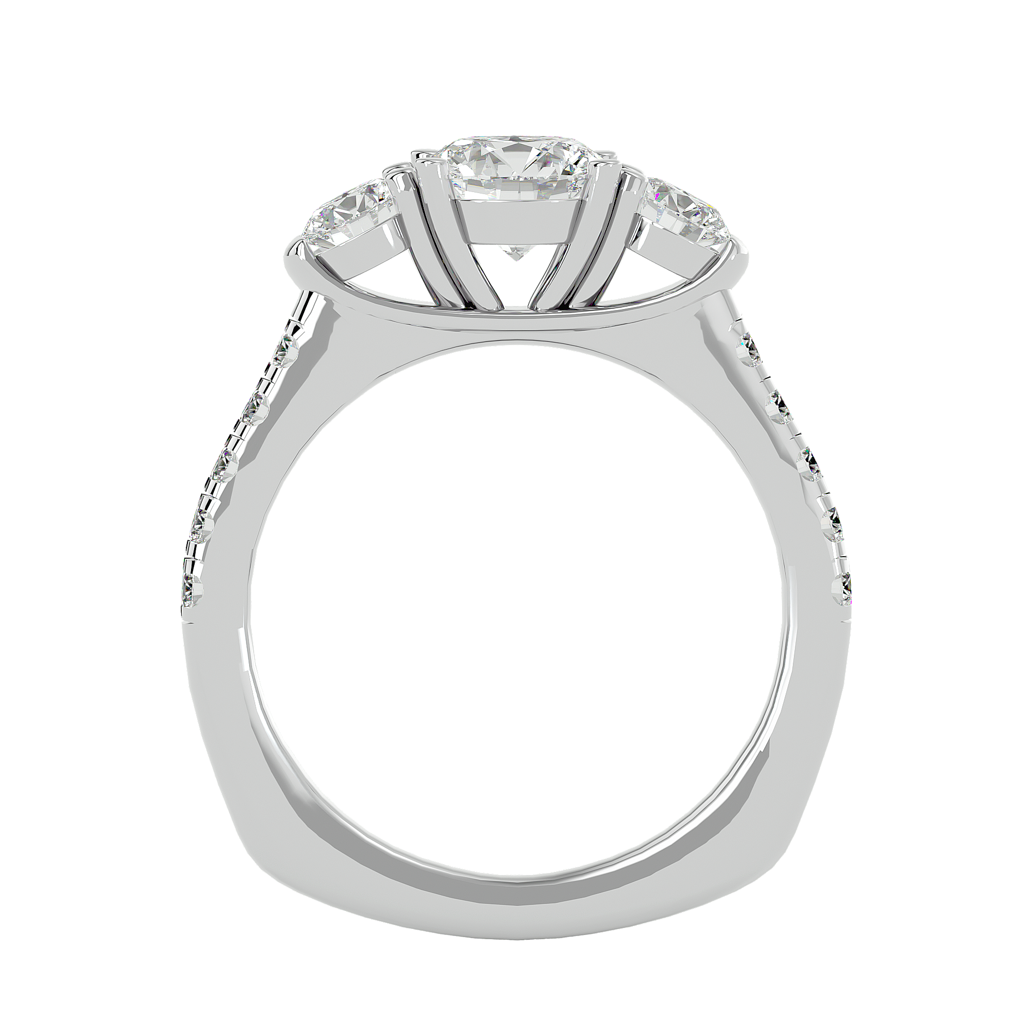 Sitara Three Stone Ring