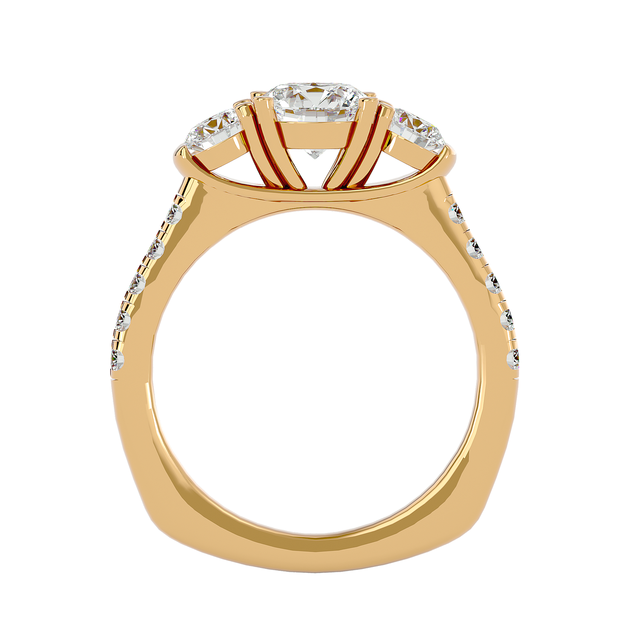Sitara Three Stone Ring
