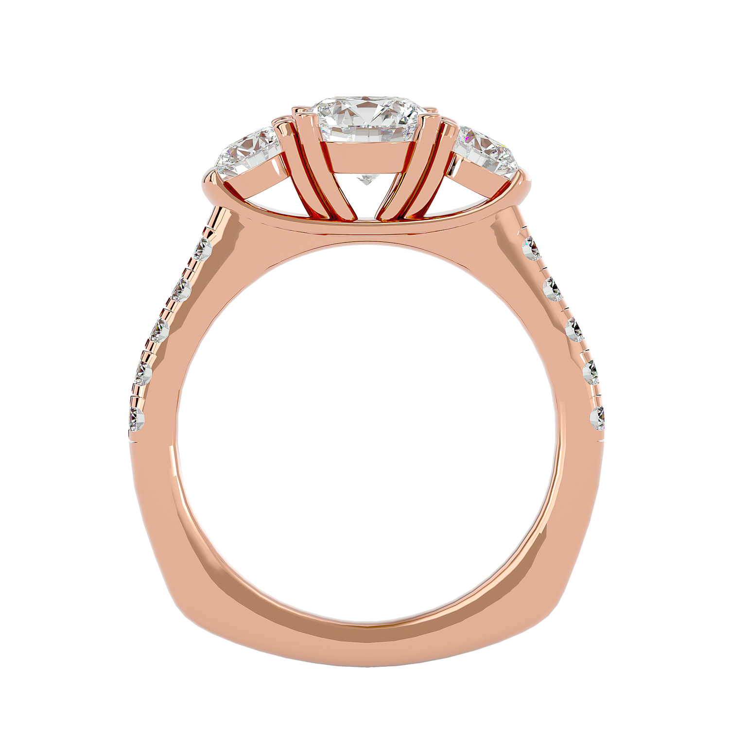 Sitara Three Stone Ring