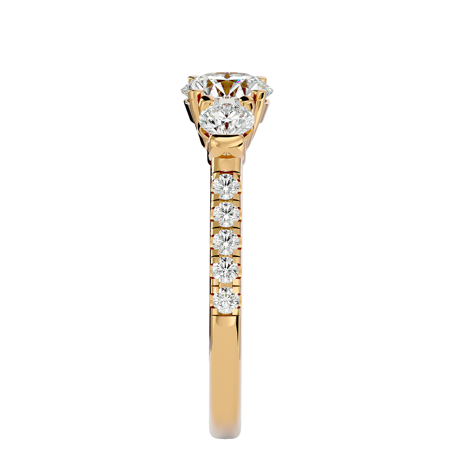 Sitara Three Stone Ring