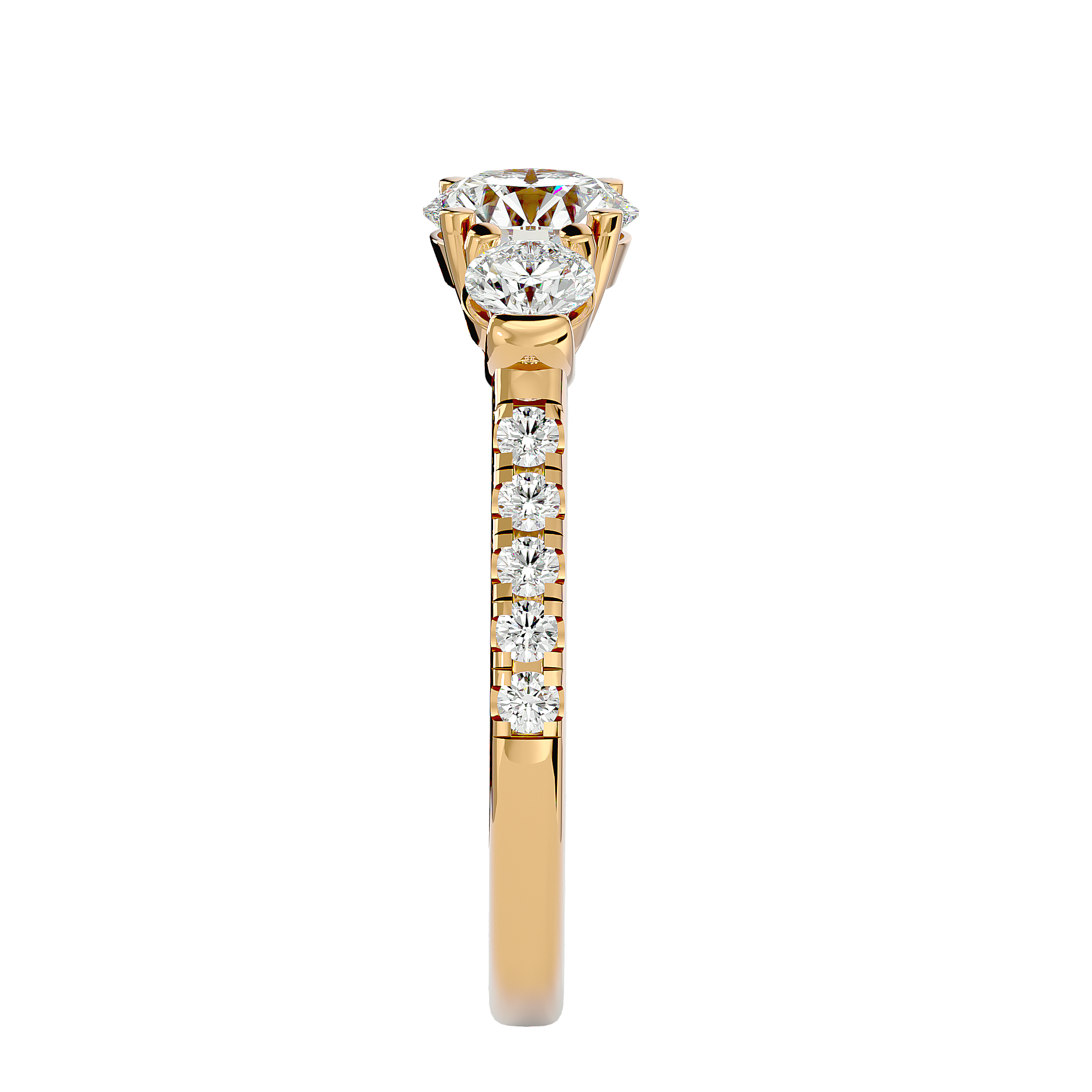 Sitara Three Stone Ring