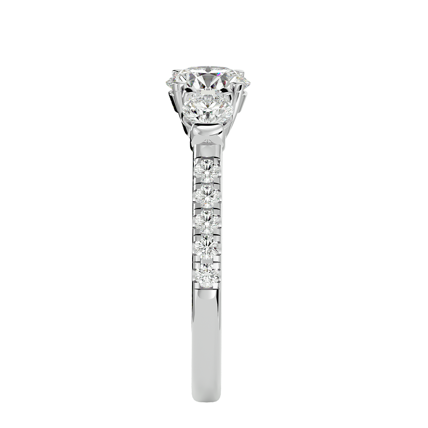 Sitara Three Stone Ring