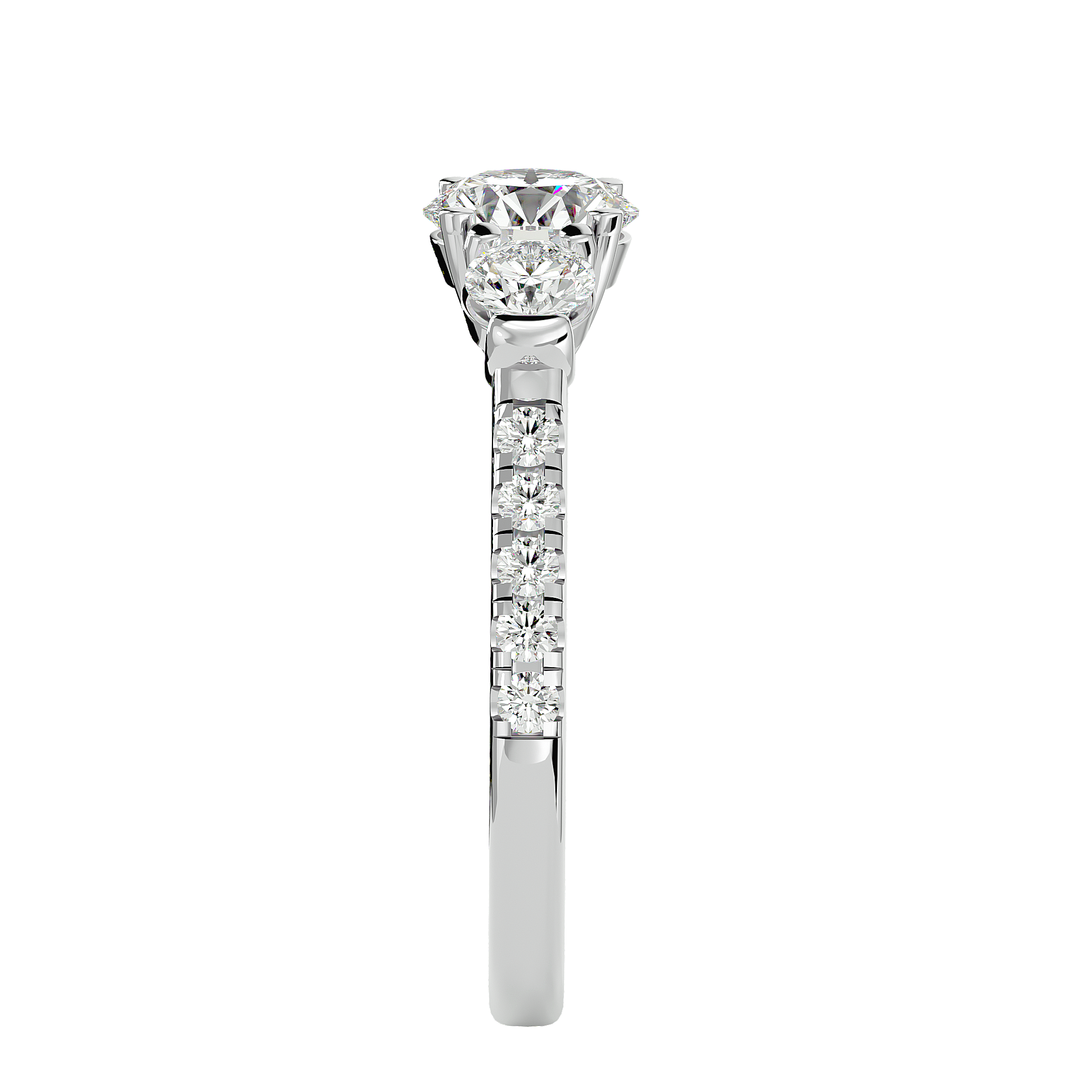Sitara Three Stone Ring
