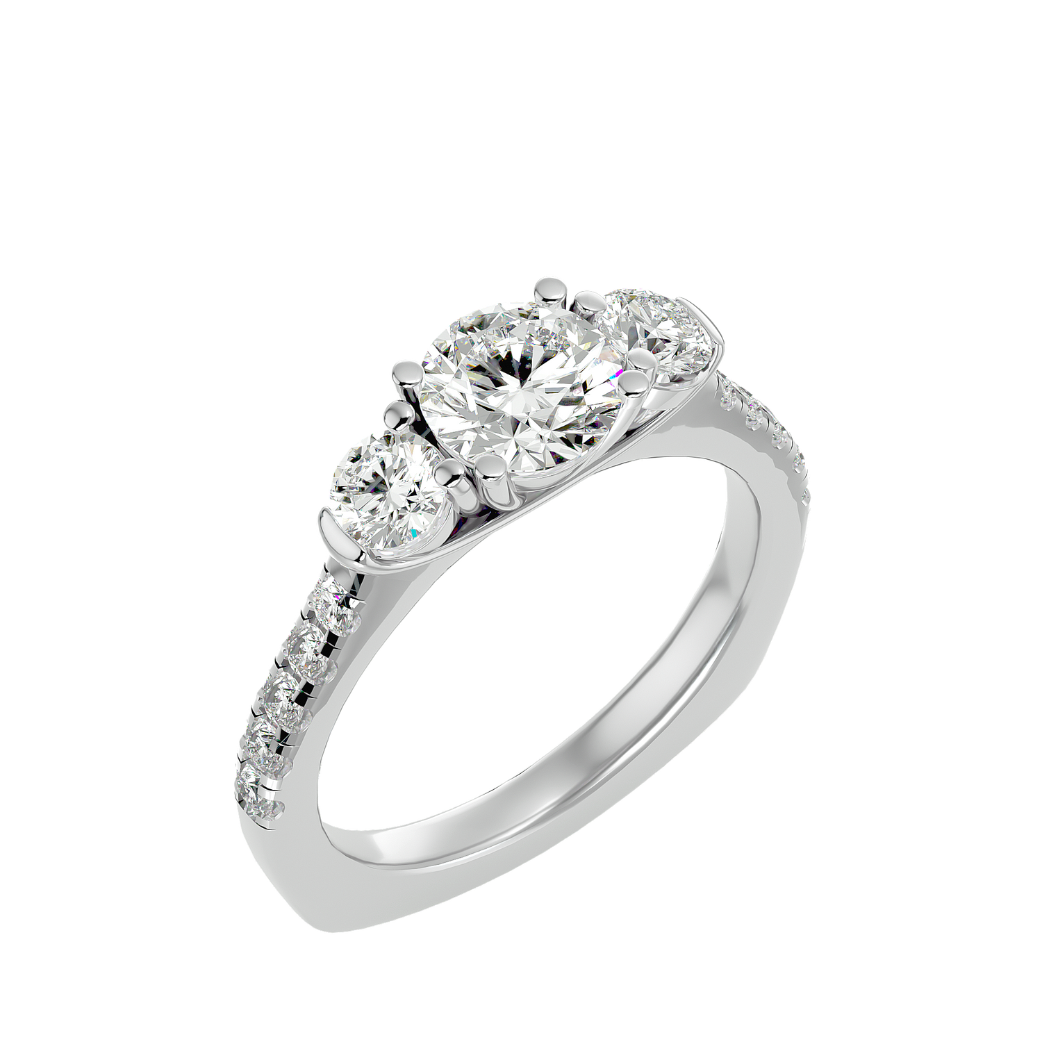 Sitara Three Stone Ring