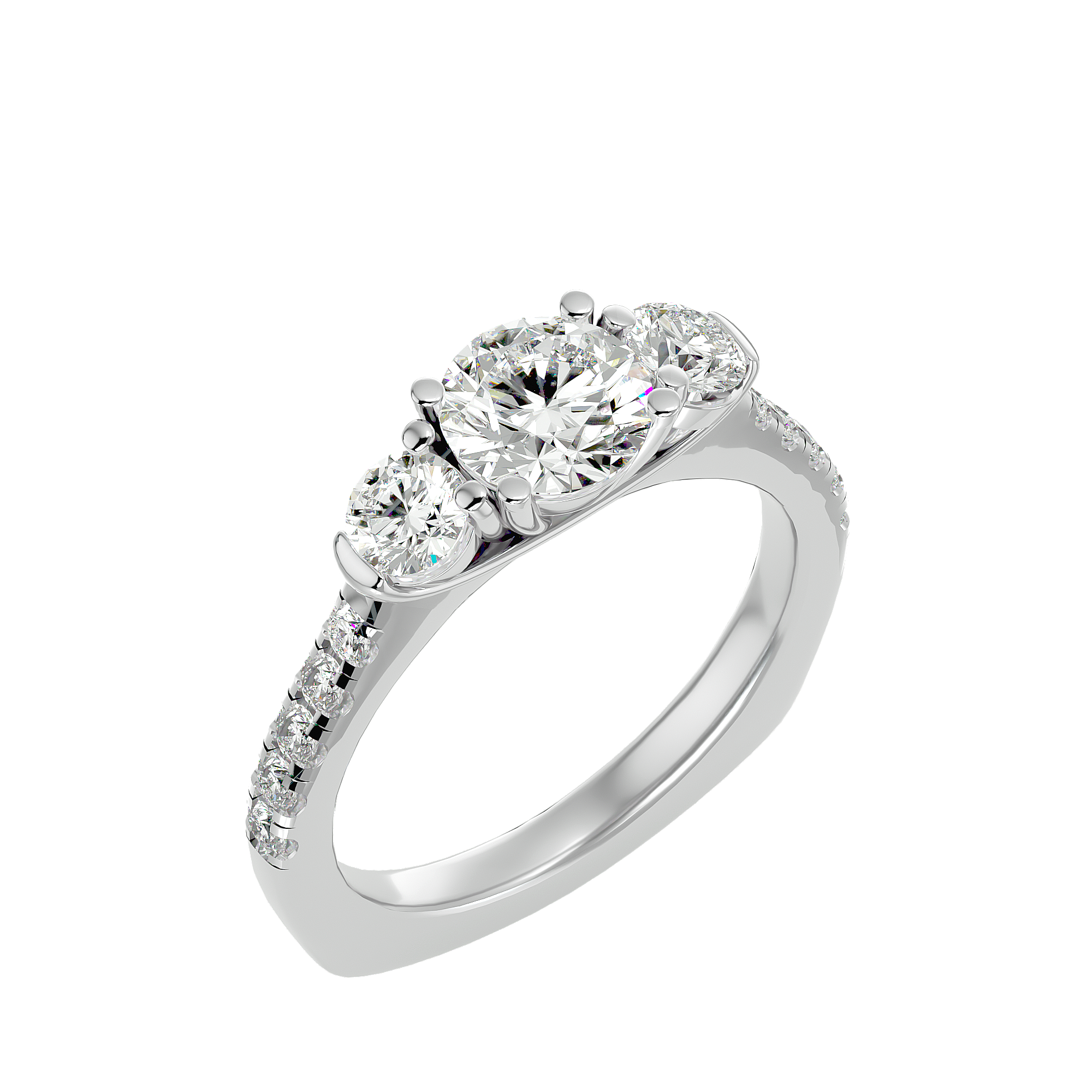 Sitara Three Stone Ring