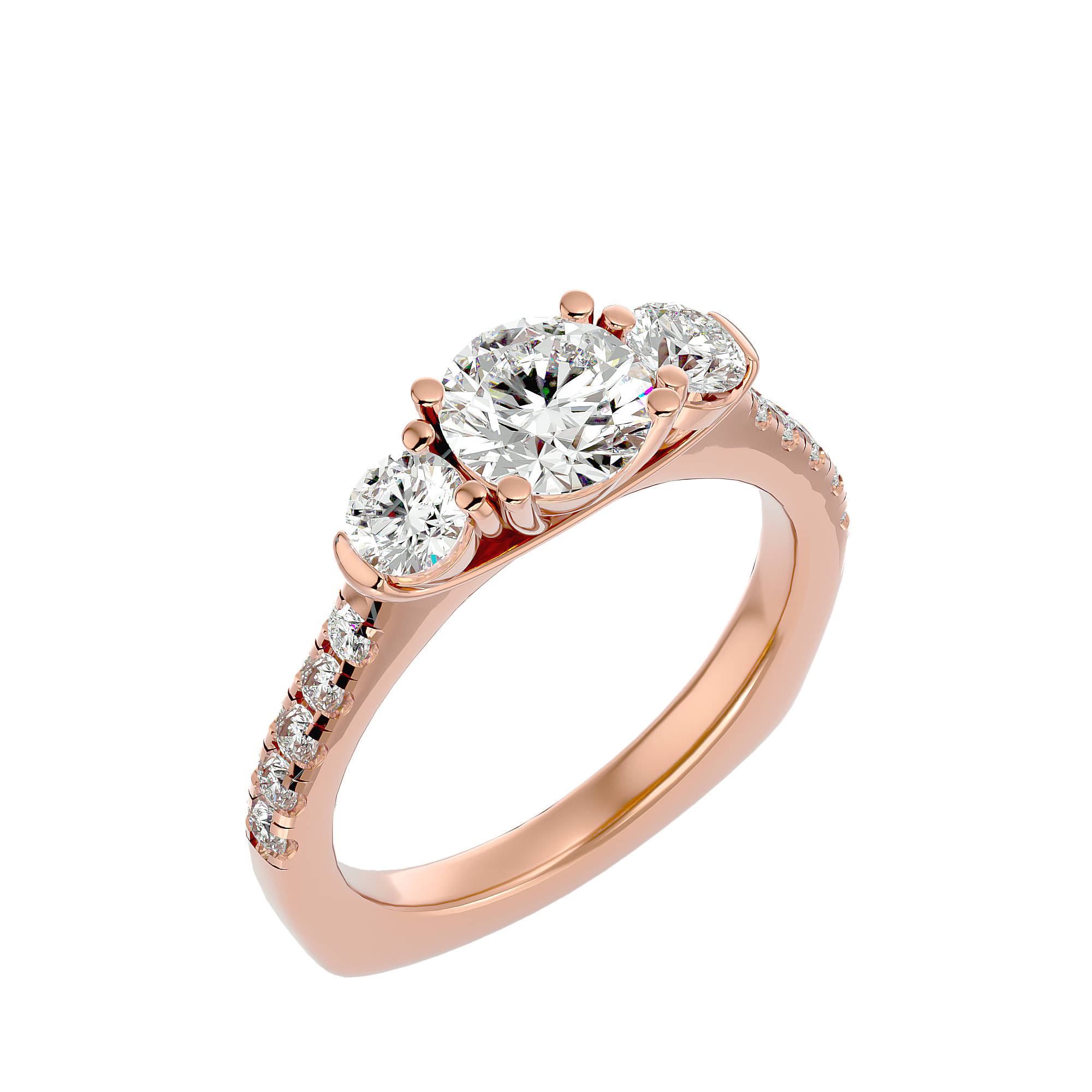 Sitara Three Stone Ring