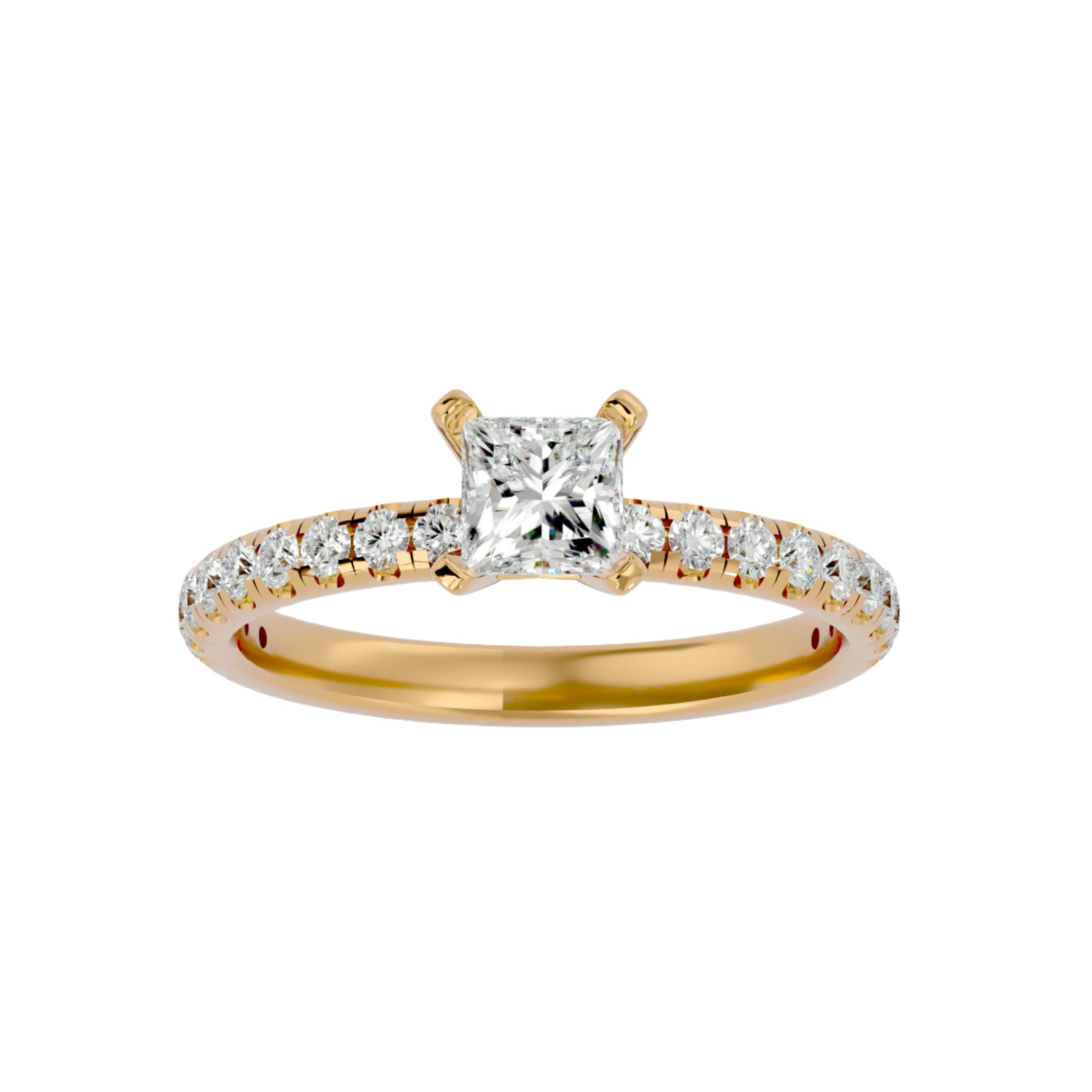 Poppy Solitaire Ring