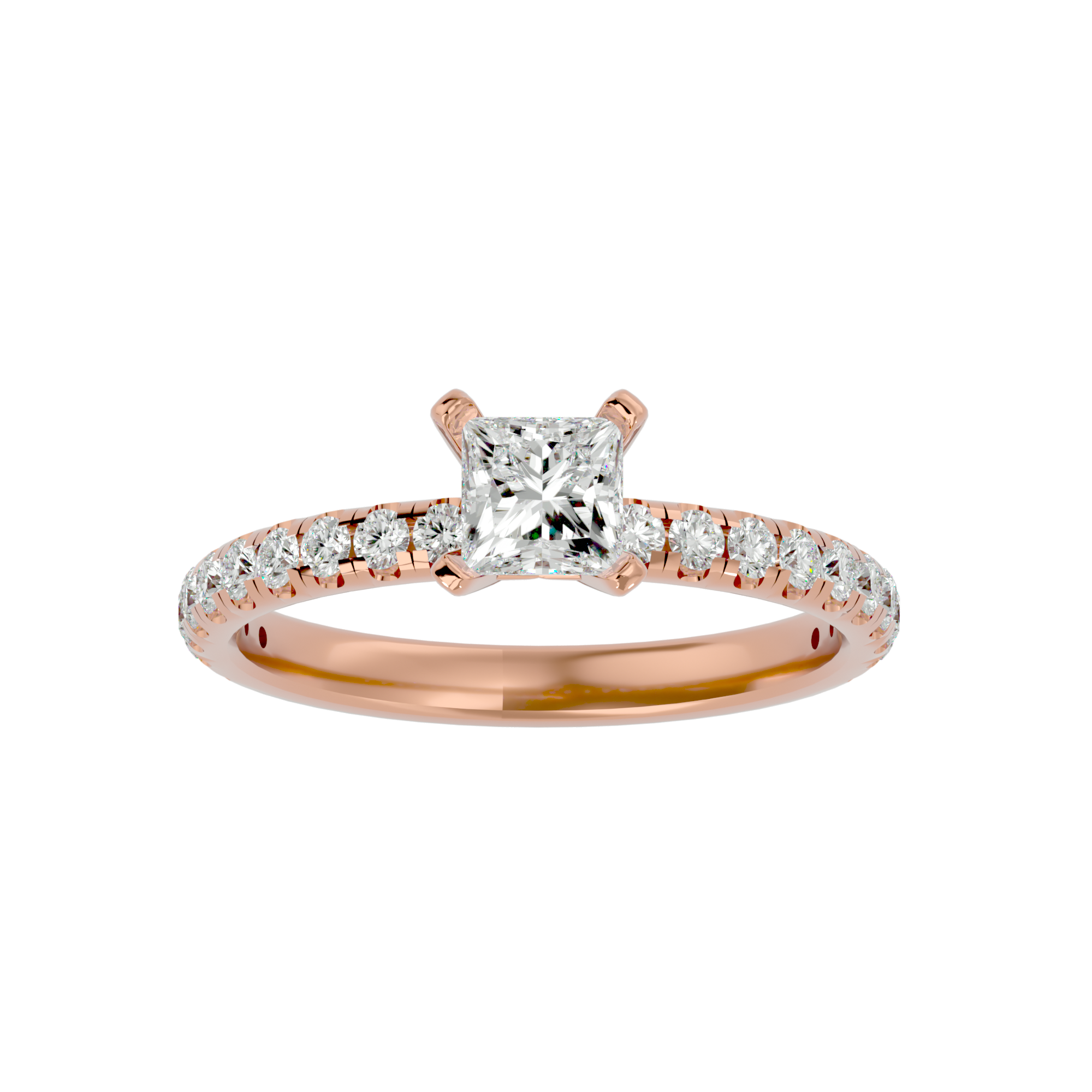 Poppy Solitaire Ring