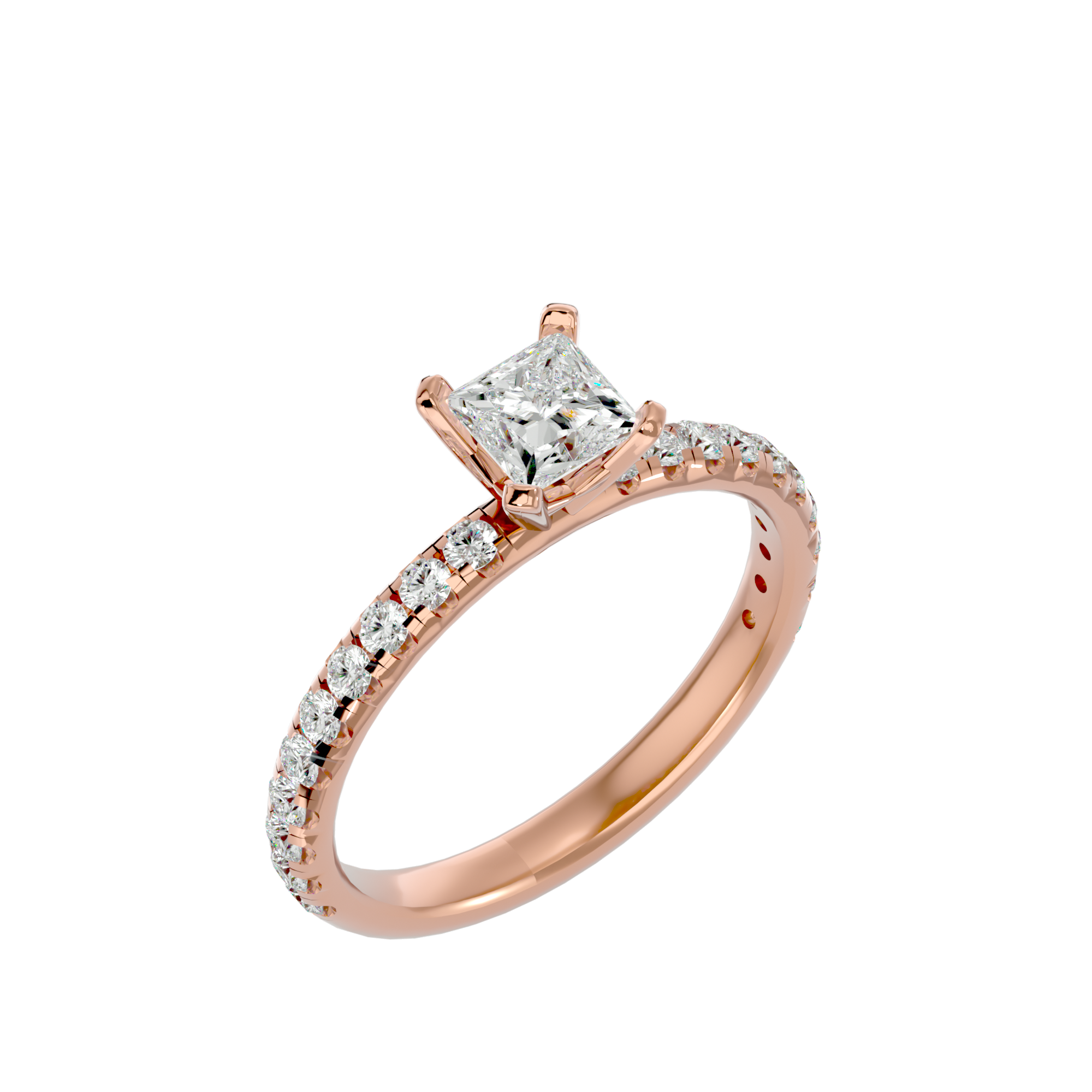 Poppy Solitaire Ring