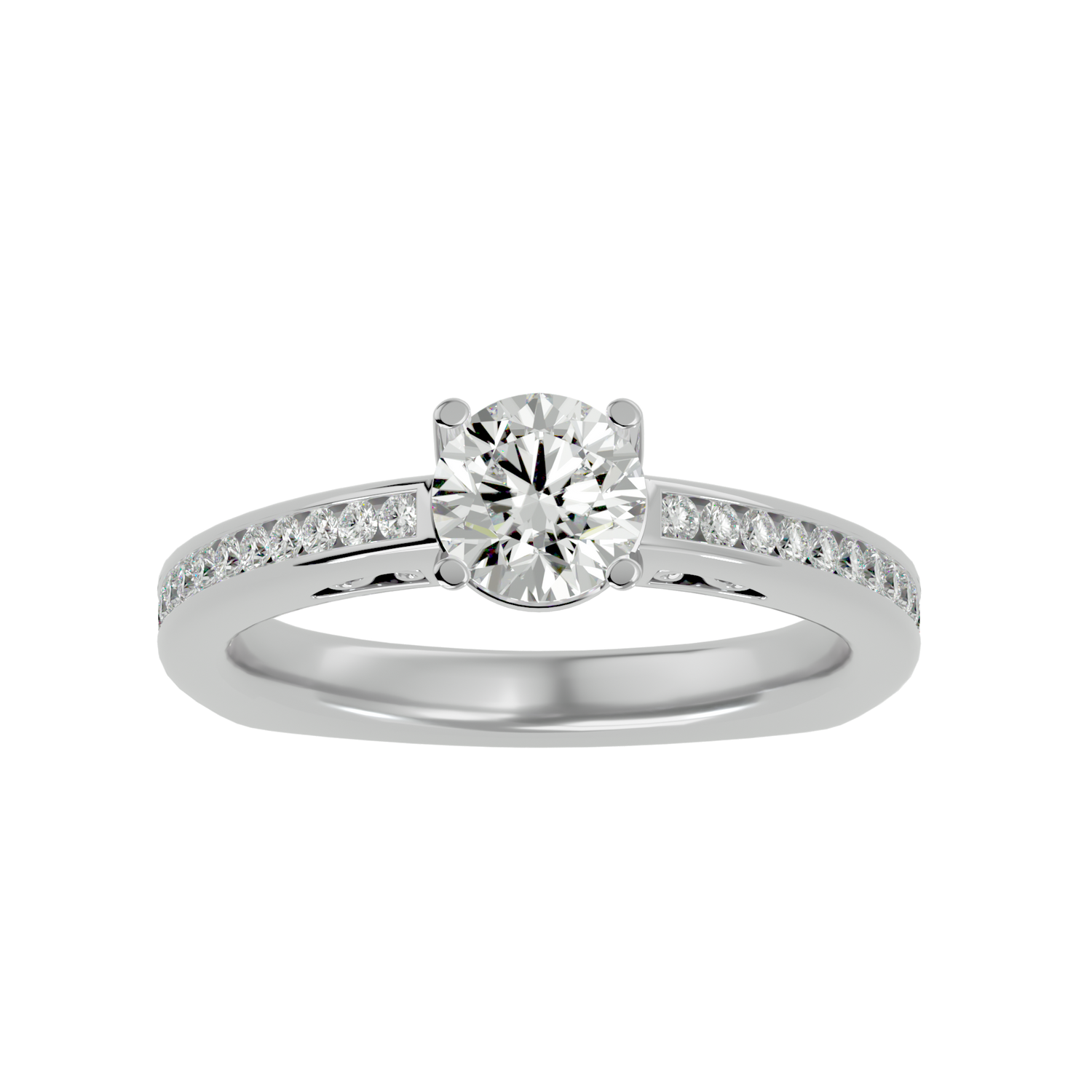 Lily Solitaire Ring