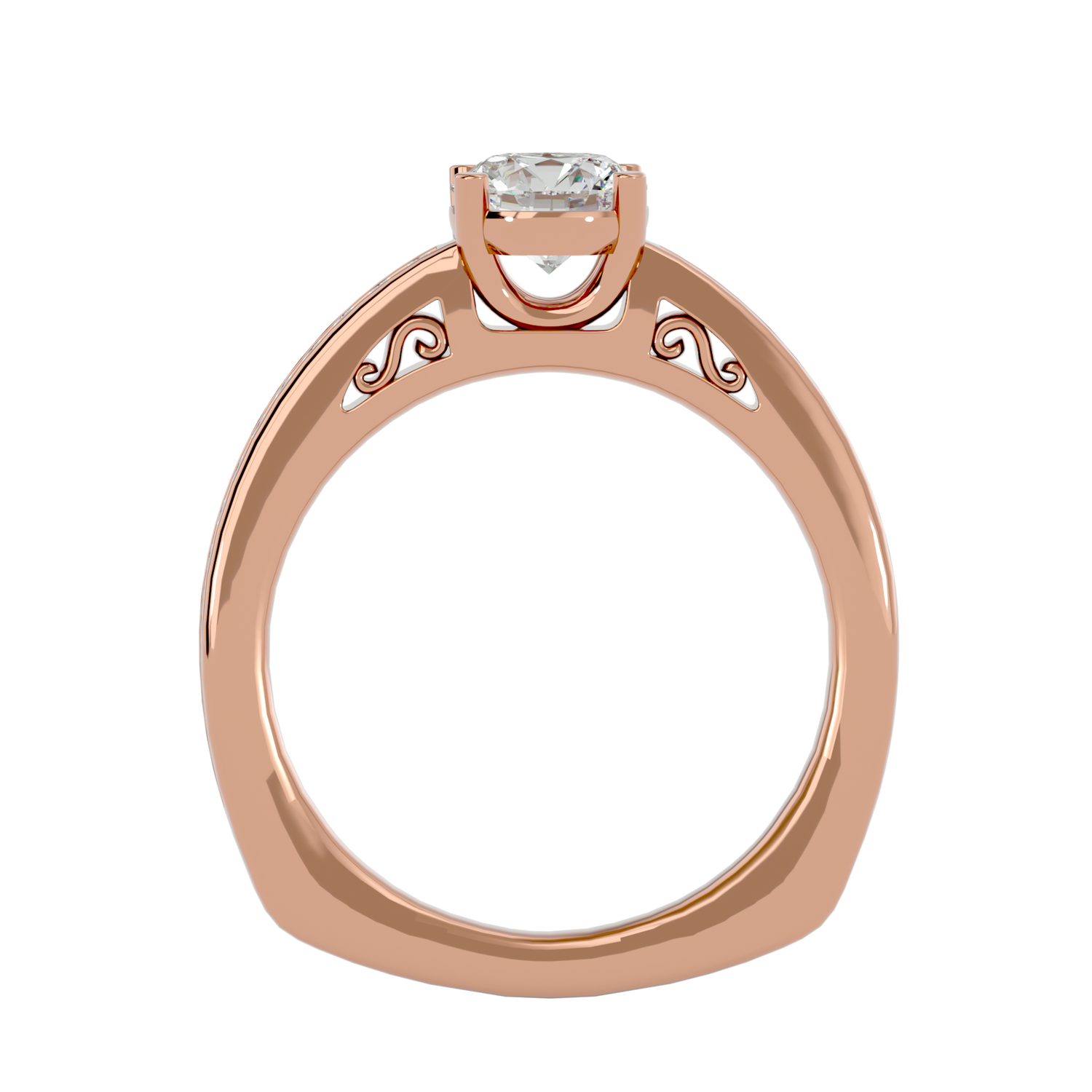 Lily Solitaire Ring