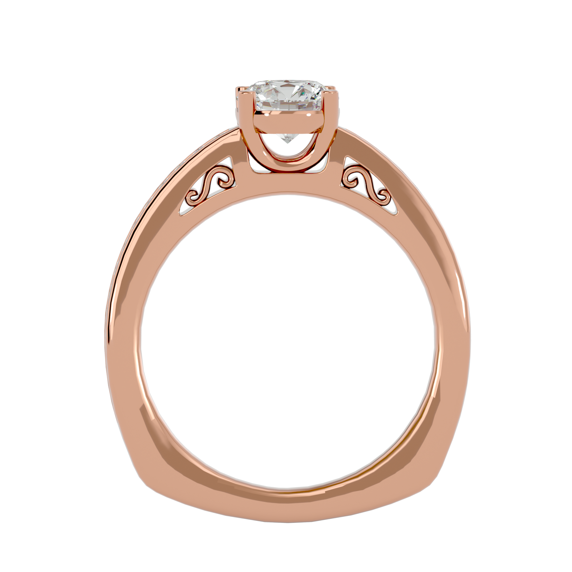 Lily Solitaire Ring