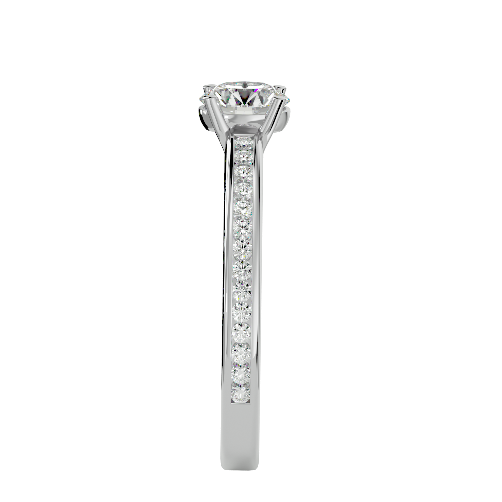 Lily Solitaire Ring