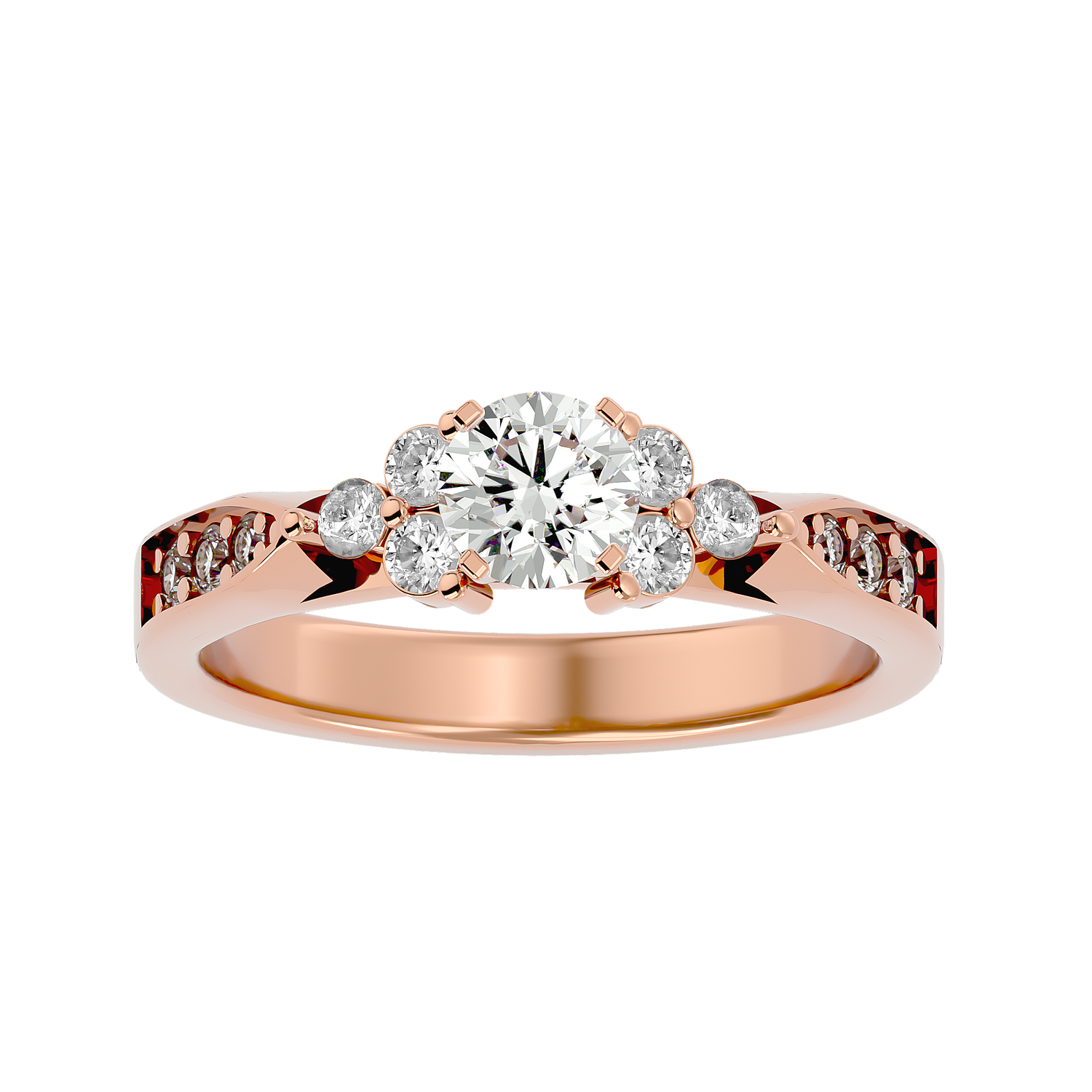Flora Solitaire Ring