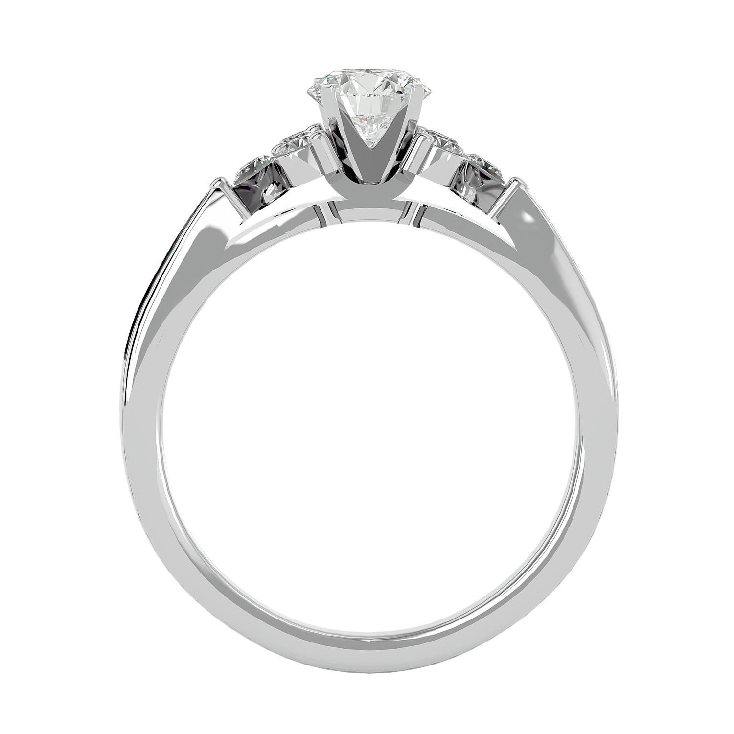 Flora Solitaire Ring