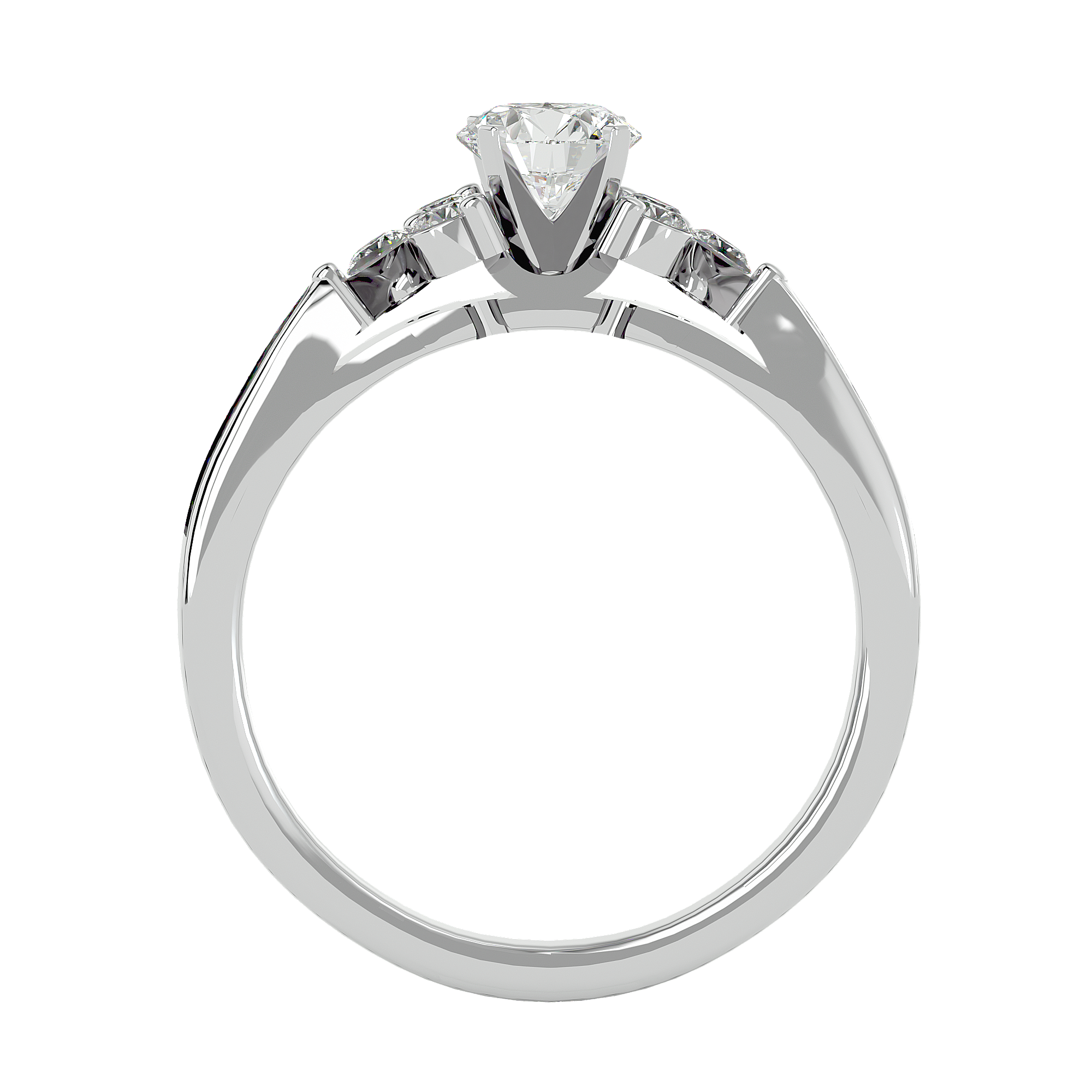 Flora Solitaire Ring