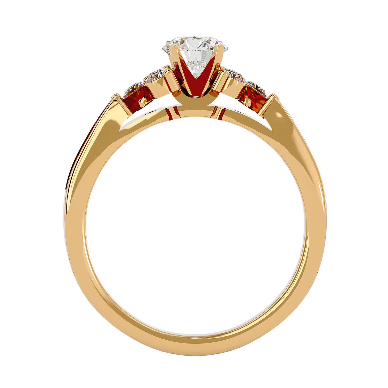 Flora Solitaire Ring