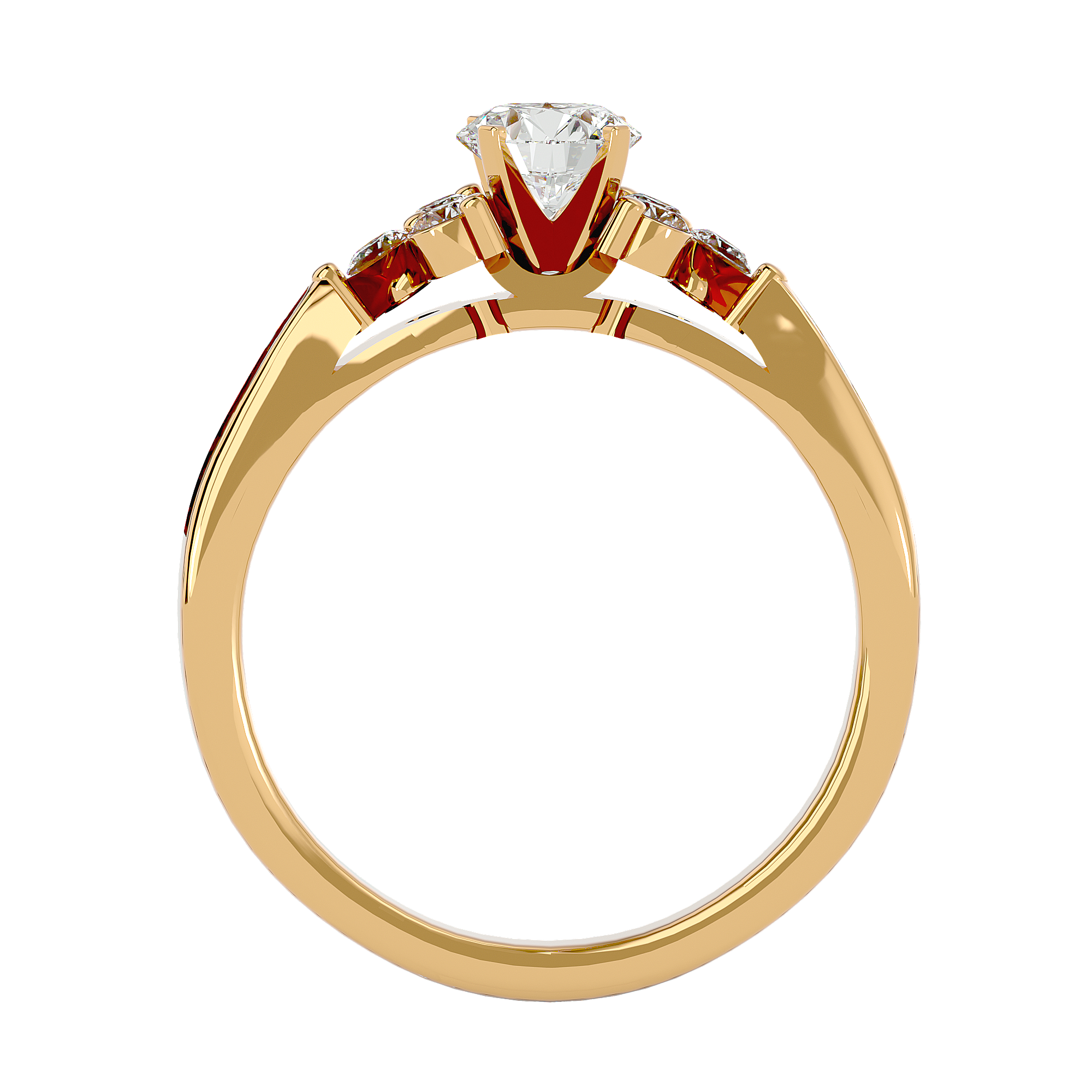 Flora Solitaire Ring