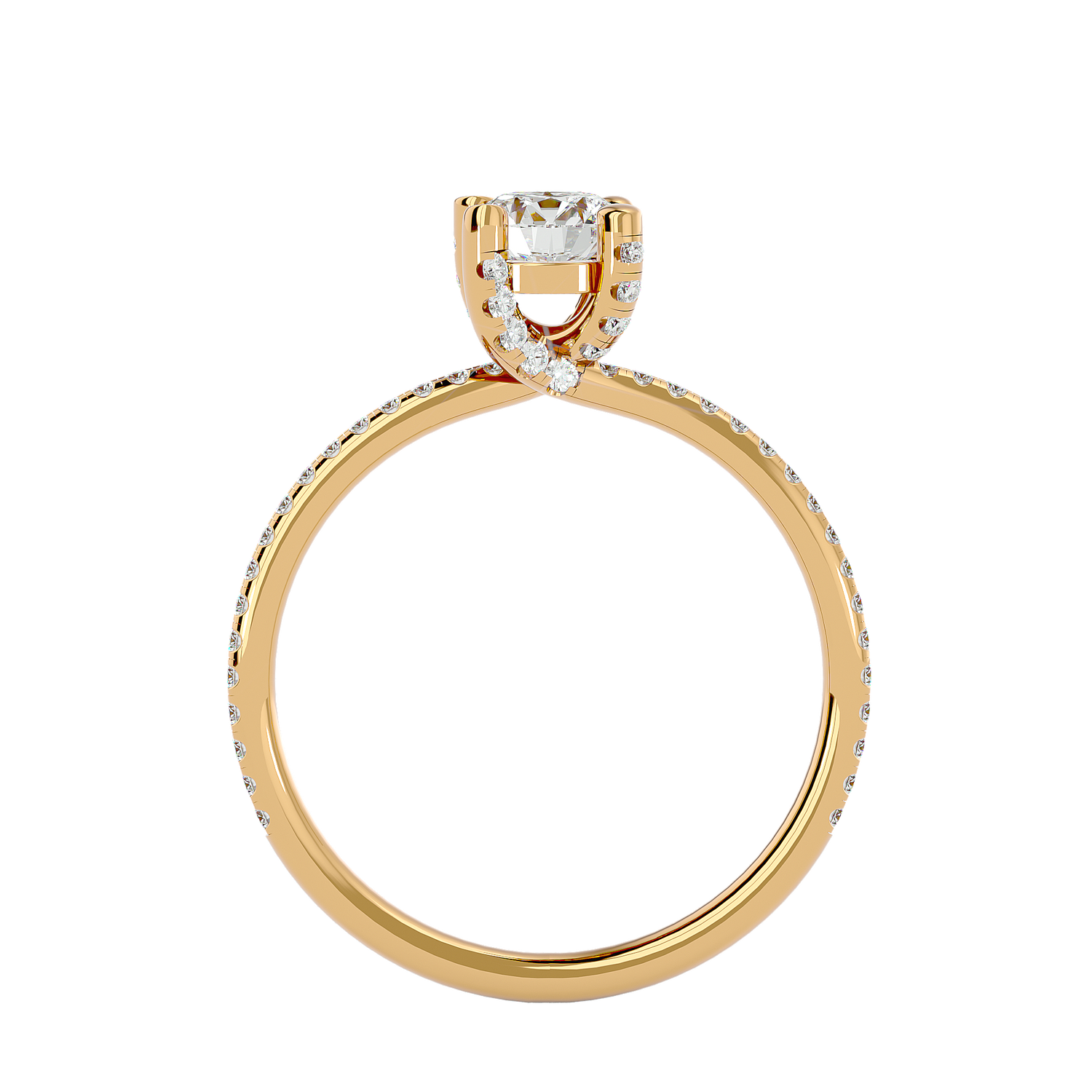 Cosmia Solitaire Ring