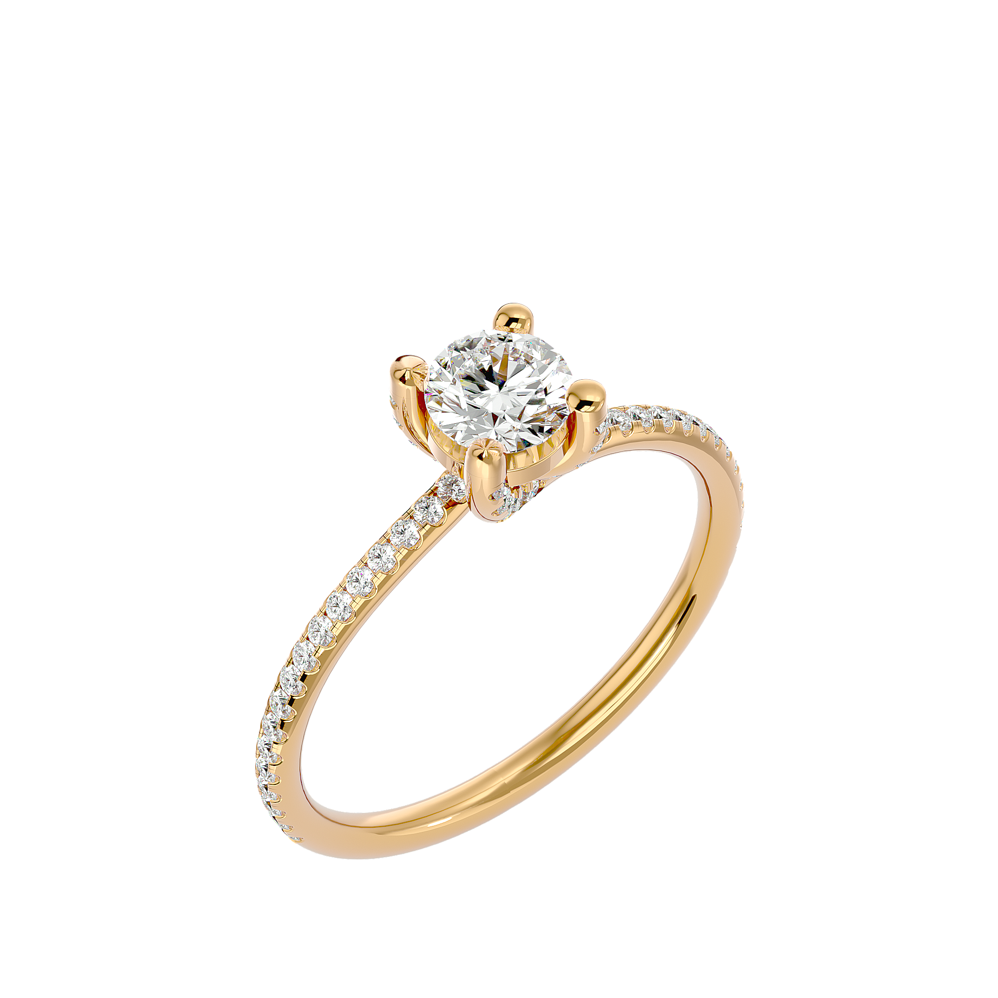 Cosmia Solitaire Ring