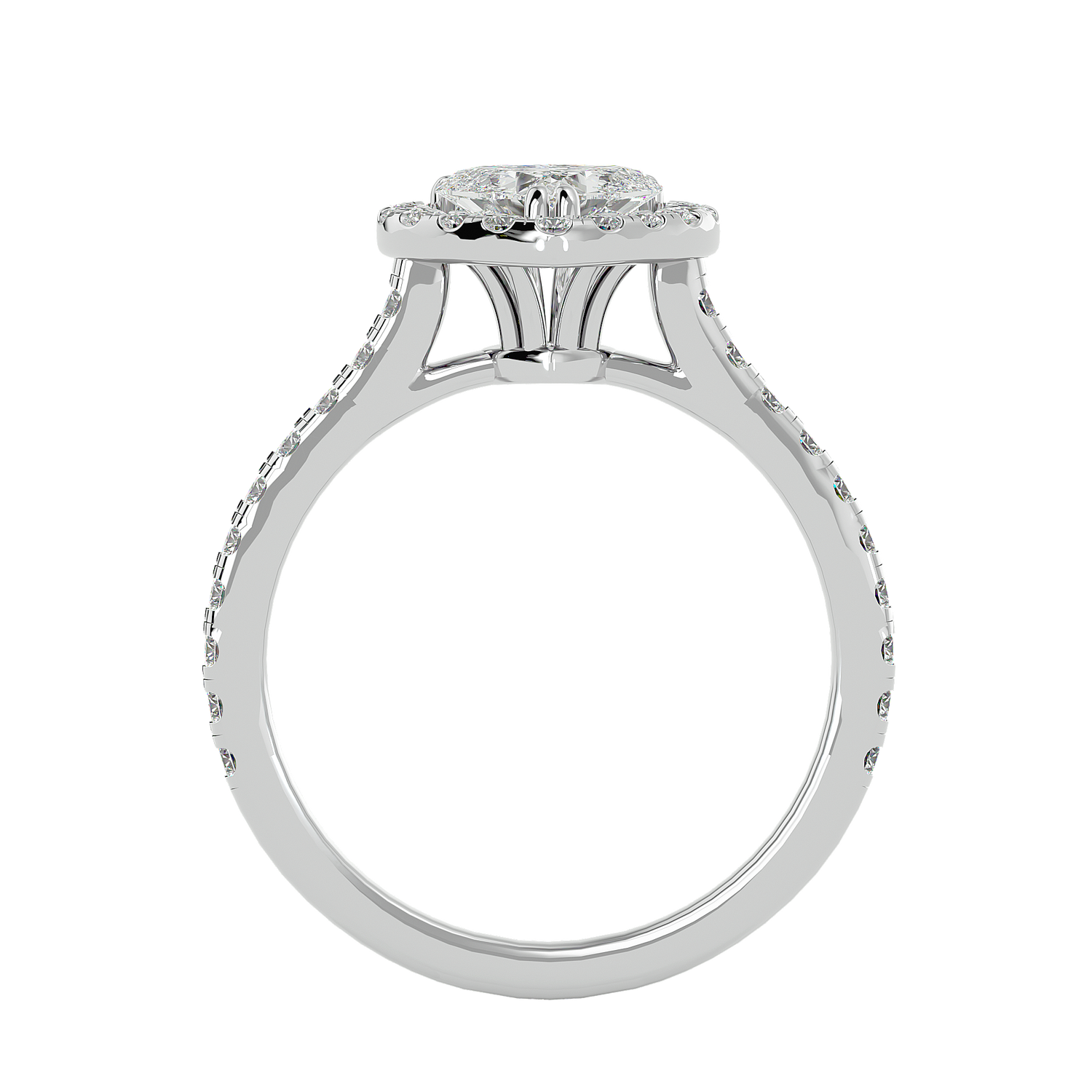 Erica Diamond Halo Ring