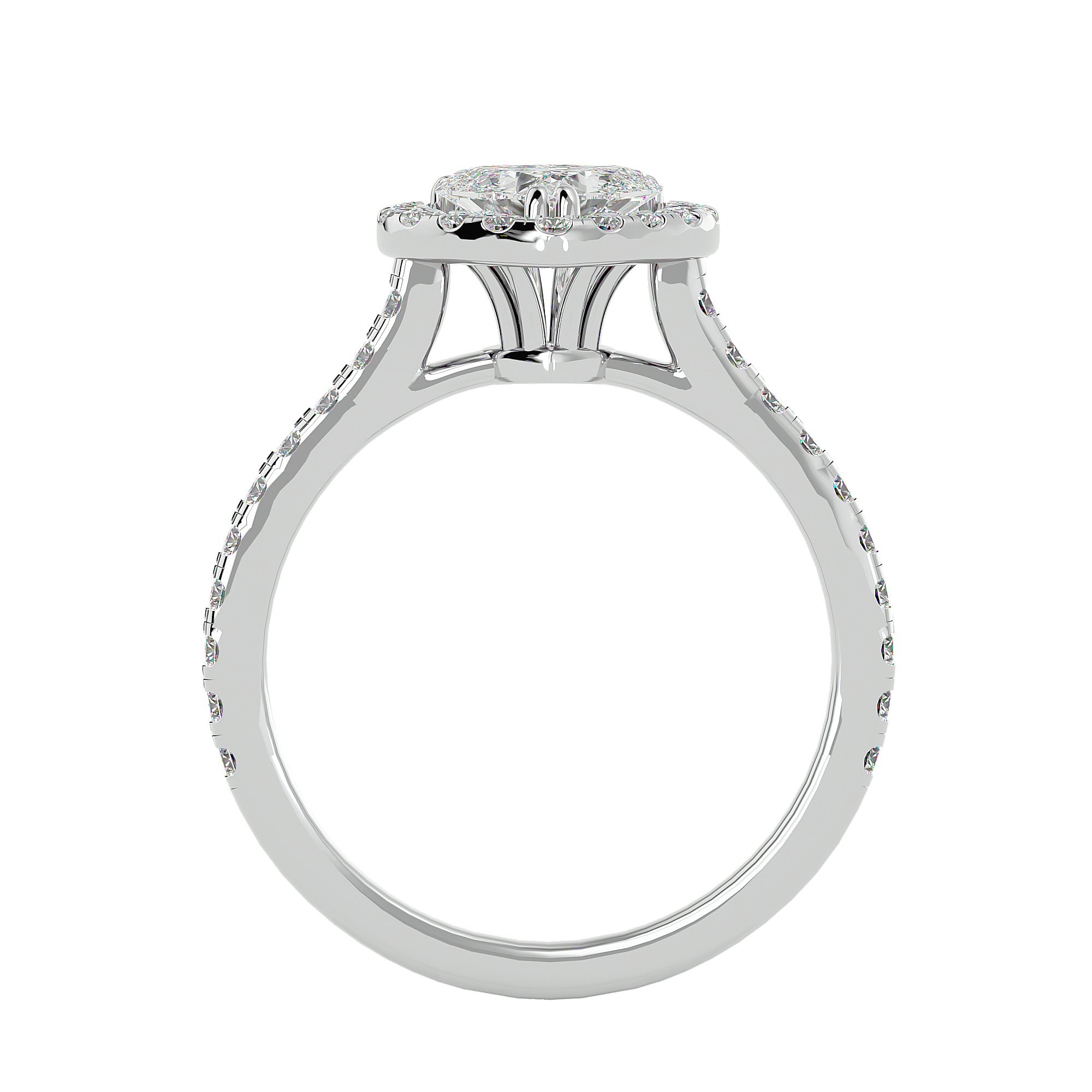 Erica Diamond Halo Ring