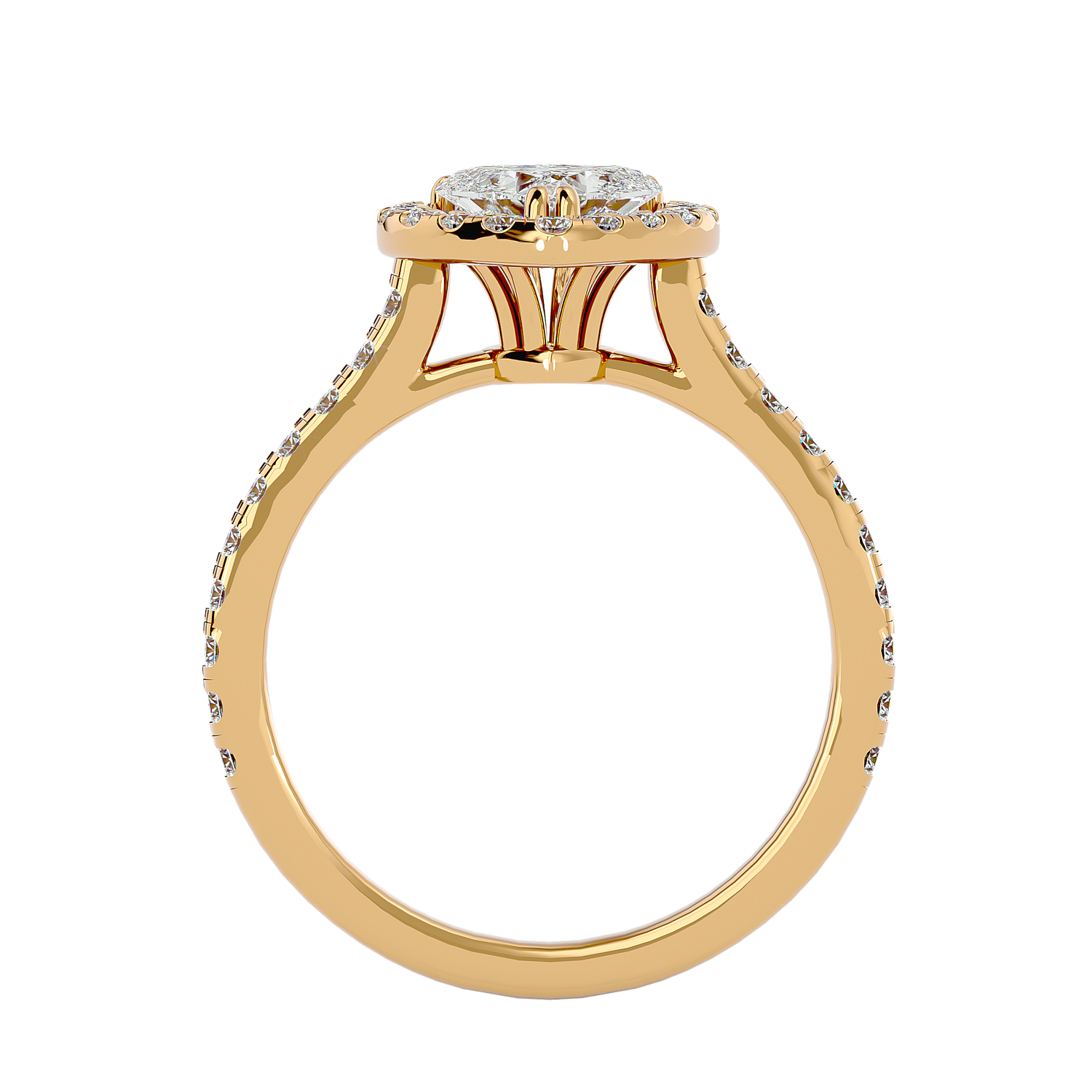 Erica Diamond Halo Ring